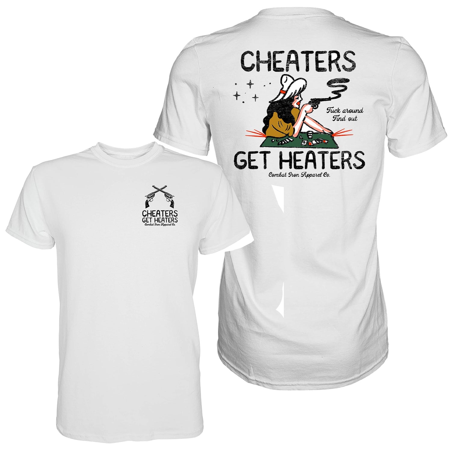 CHEATERS GET HEATERS COWBOY EDITION MEN'S T-SHIRT