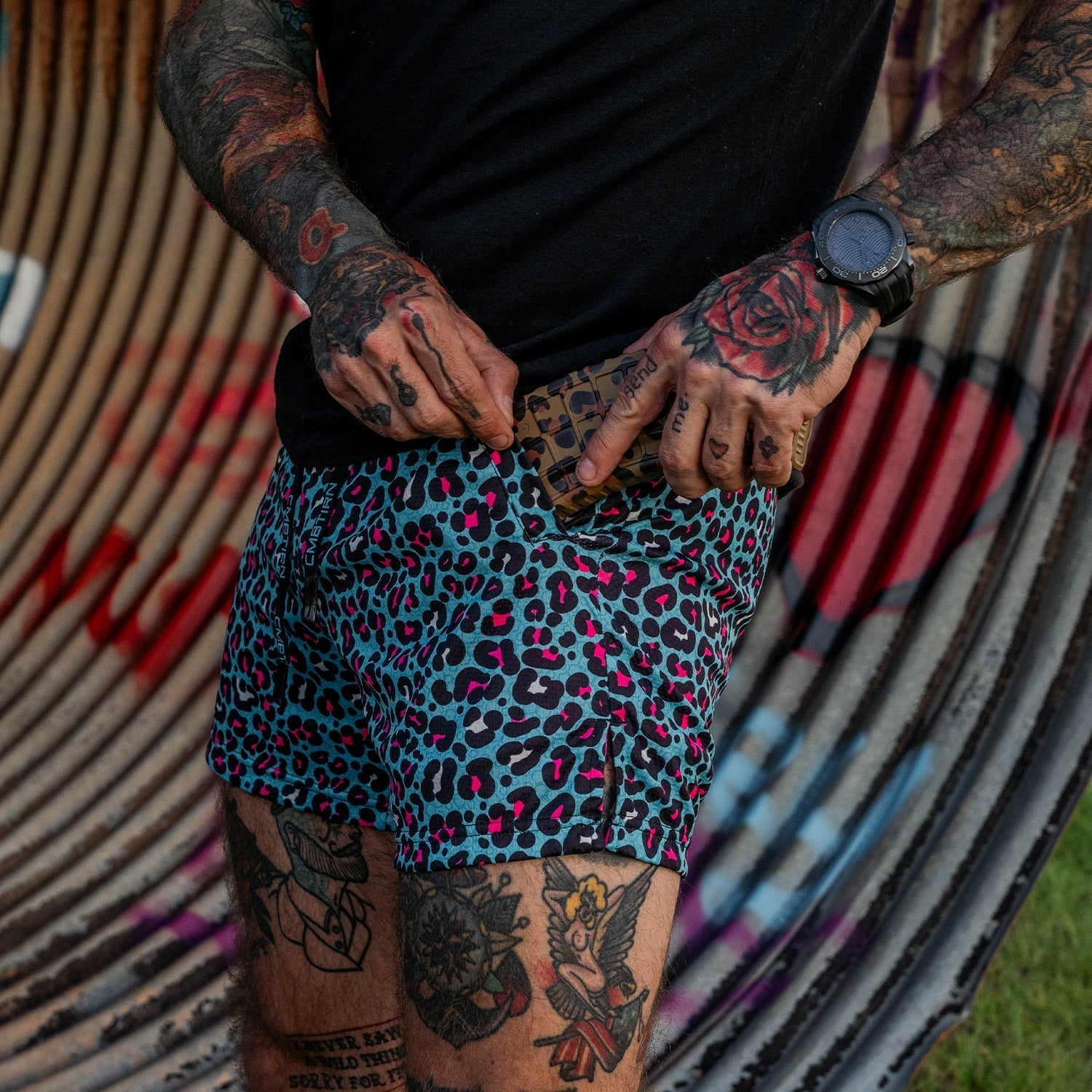Herren Mesh-Shorts „Hoochie Daddy“ | 5 Zoll