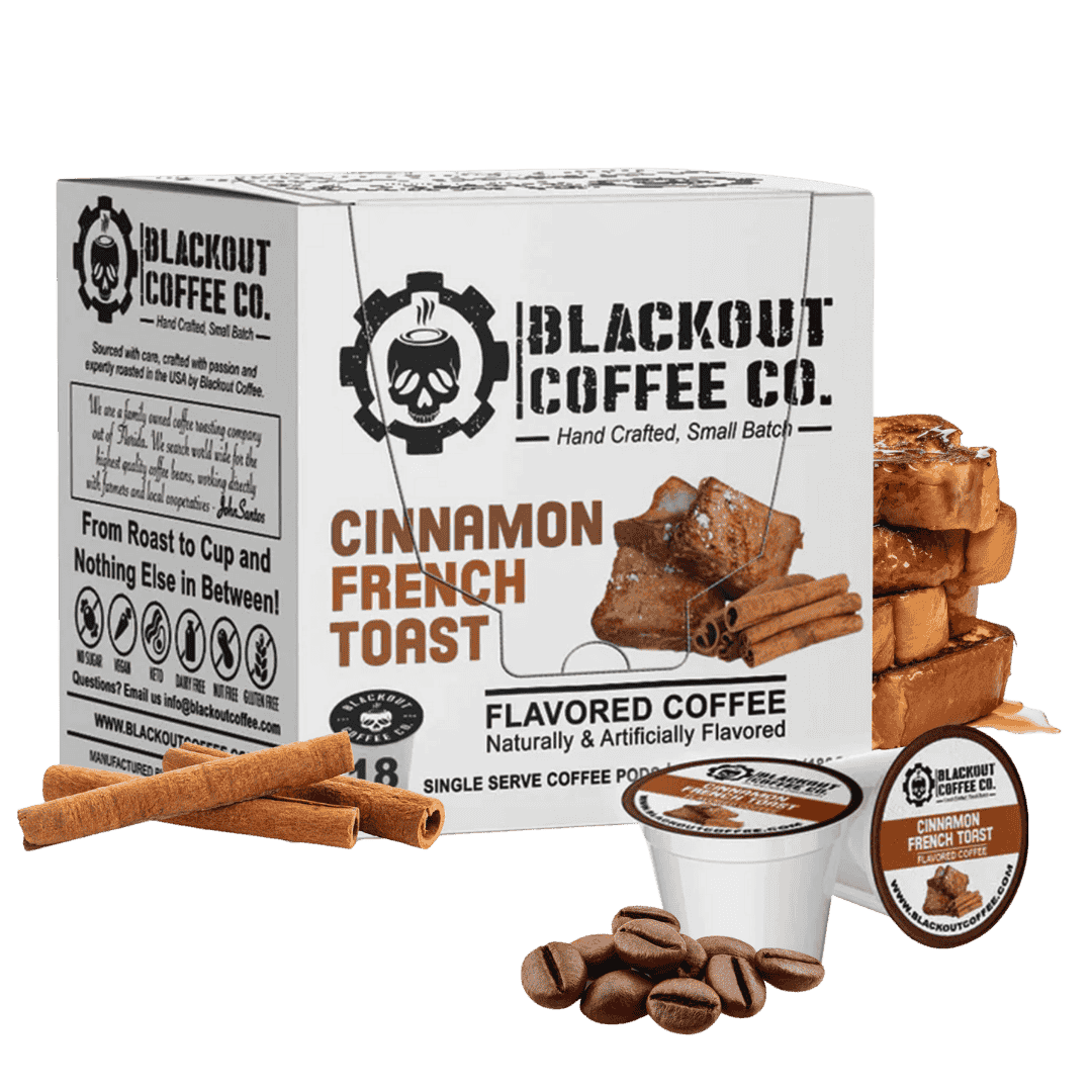 CINNAMON FRENCH TOAST FLAVORED COFFEE PODS 18CT