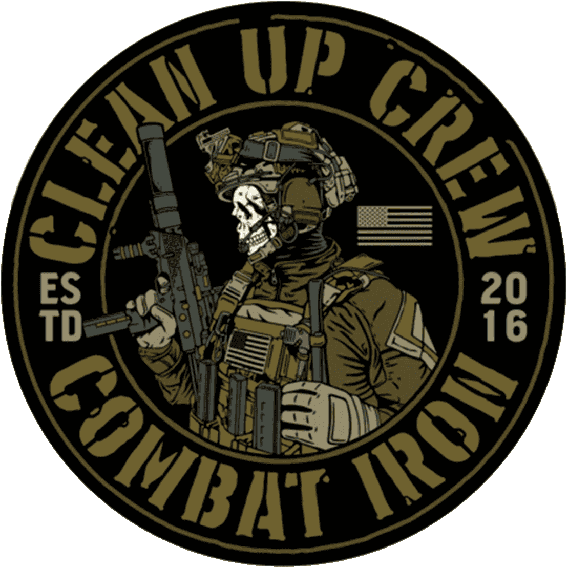 CLEAN UP CREW OPERATOR SUBDUED EDITION DECAL