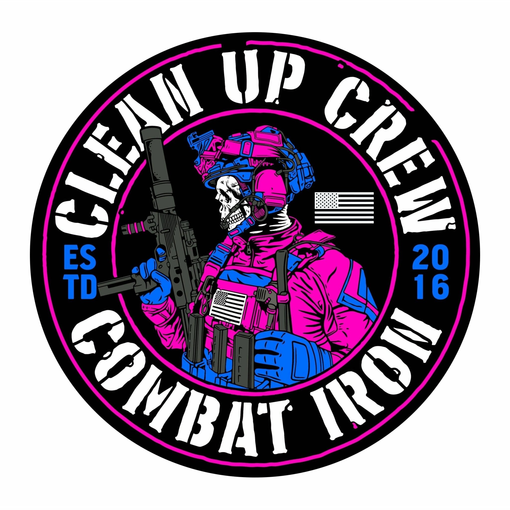 Clean Up Crew Operator Miami Decal Sticker