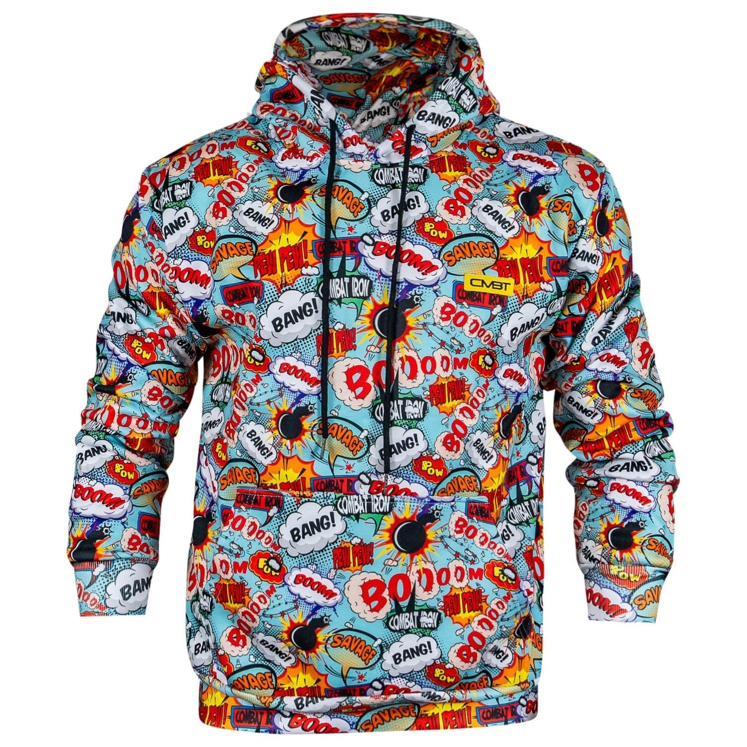 Patterned Fleece Lined Hoodie