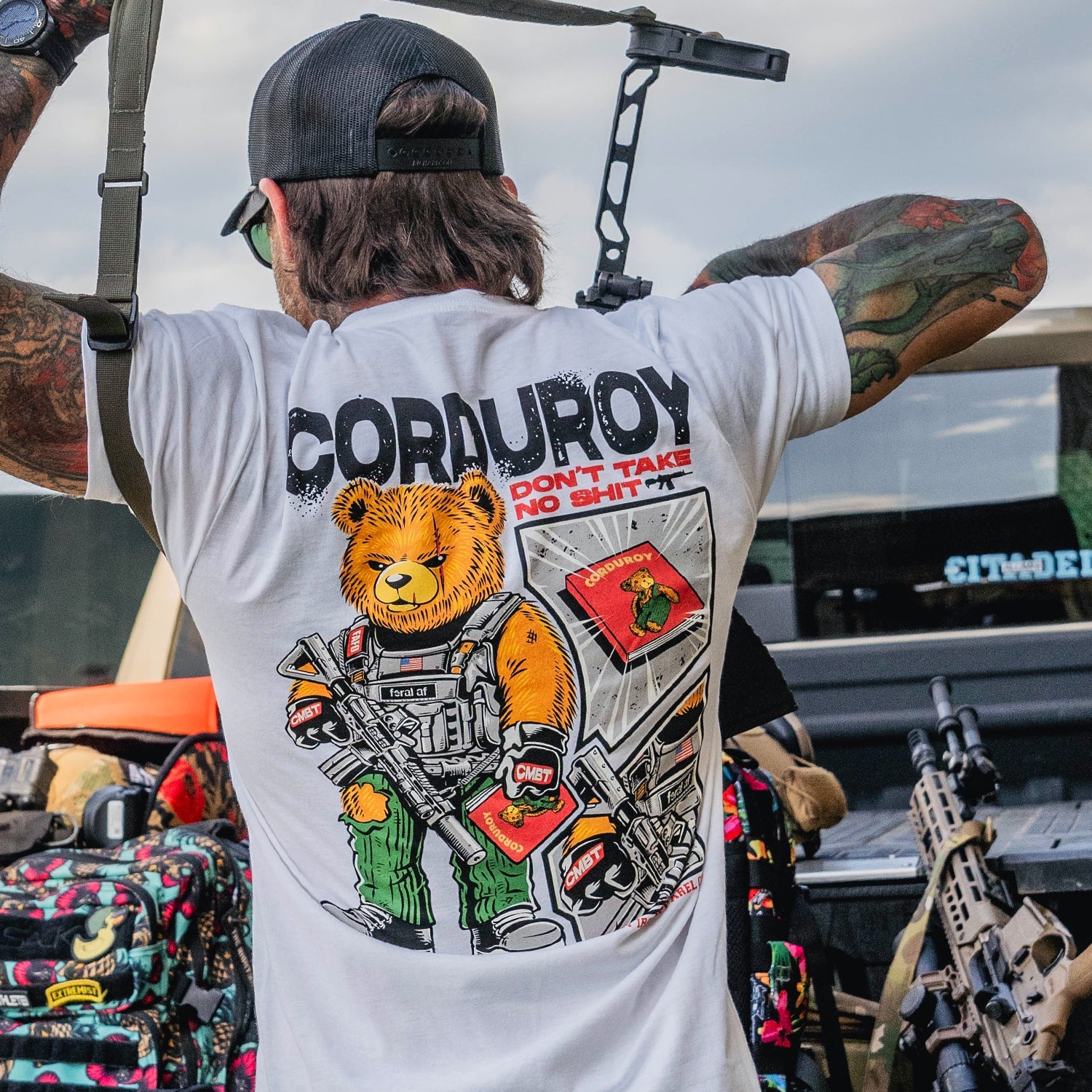 Corduroy The Bear - Don't Take No Sh*t Men's T-shirt