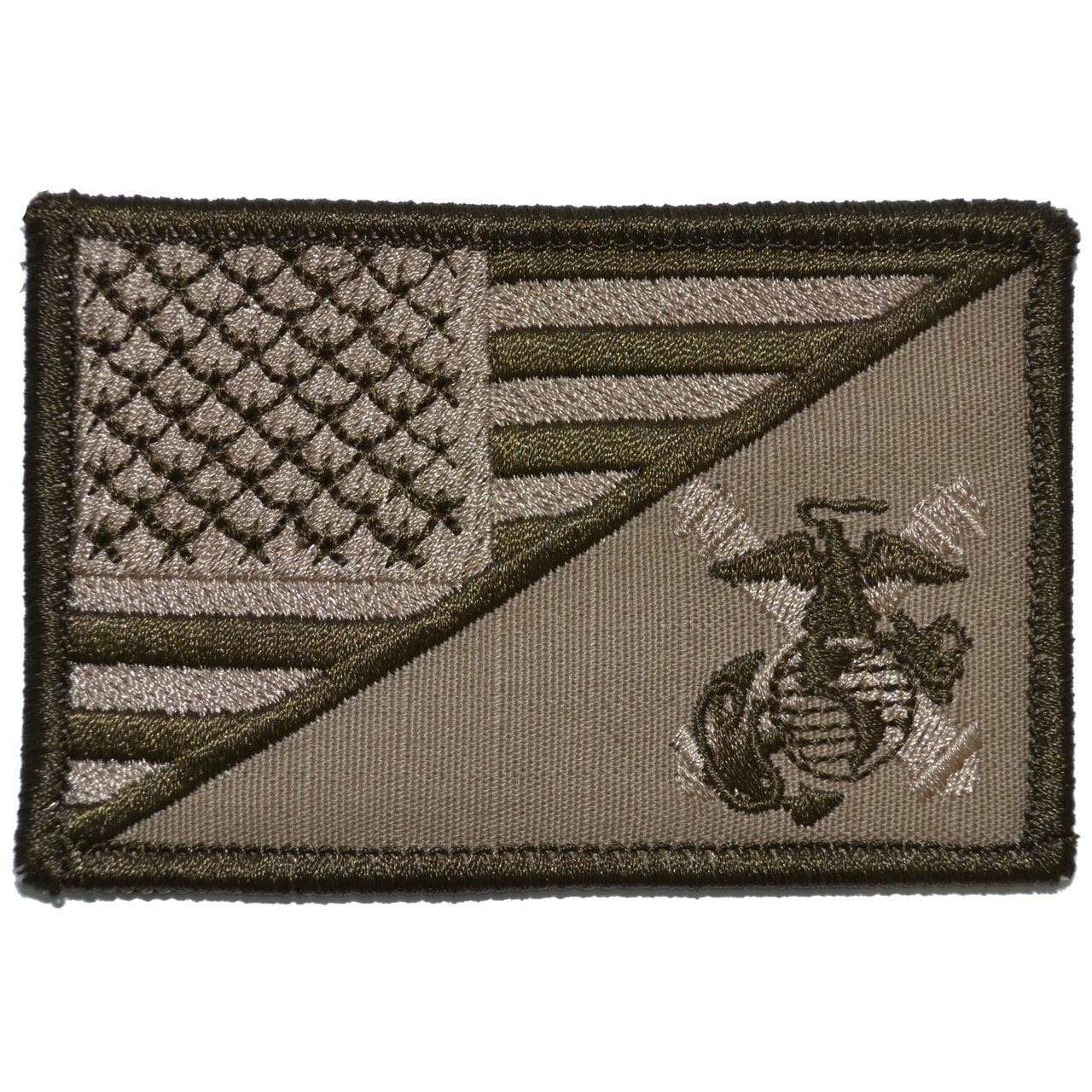 USMC Artillery USA Flag - 2.25x3.5 Patch