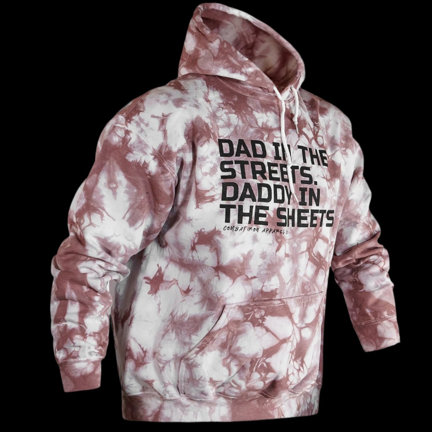 DAD IN THE STREETS. DADDY IN THE SHEETS. MEN'S FLEECE LINED HOODIE