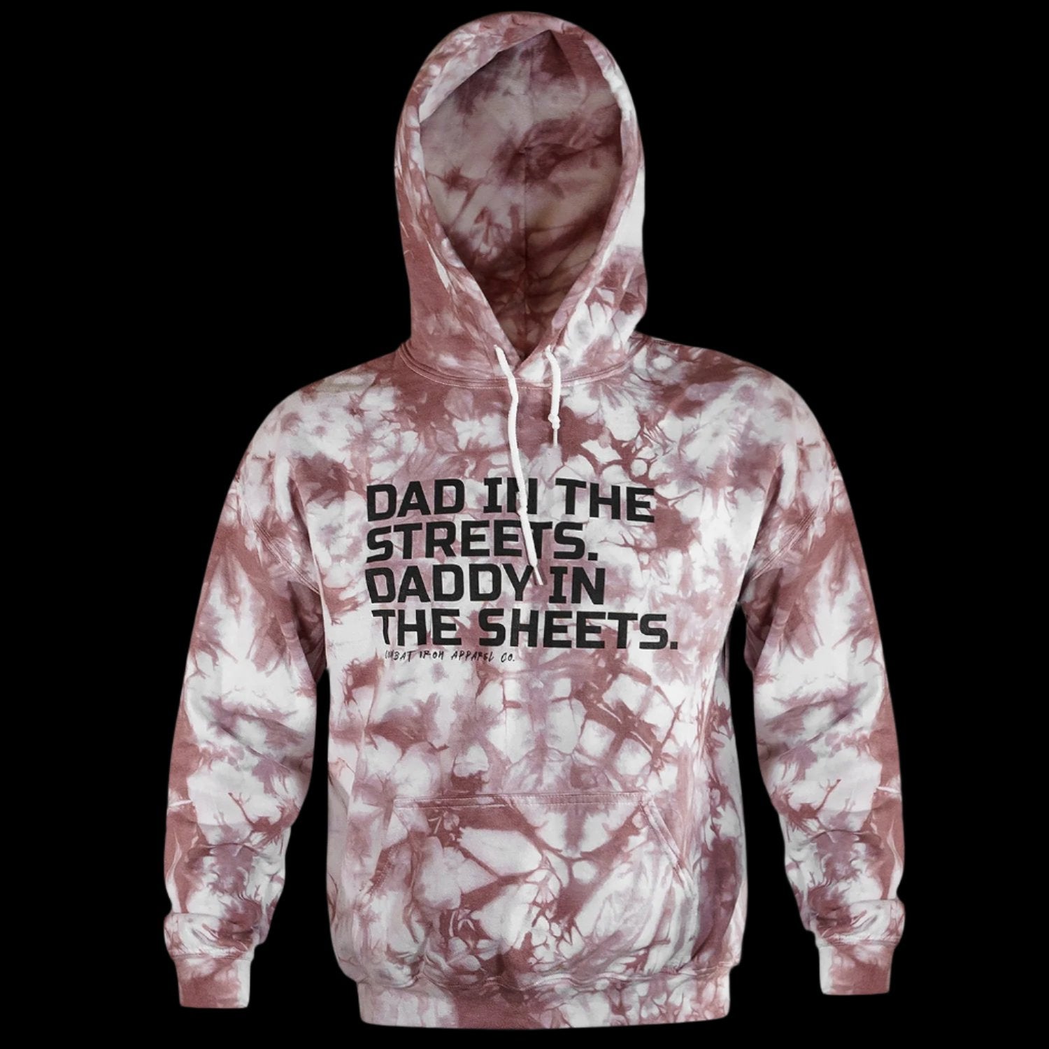 DAD IN THE STREETS. DADDY IN THE SHEETS. MEN'S FLEECE LINED HOODIE