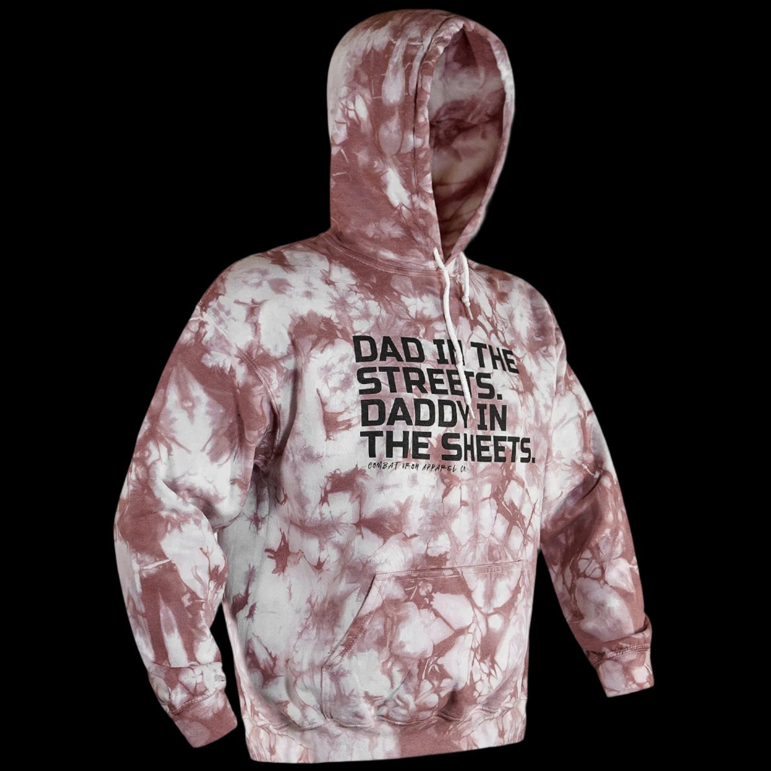 DAD IN THE STREETS. DADDY IN THE SHEETS. MEN'S FLEECE LINED HOODIE