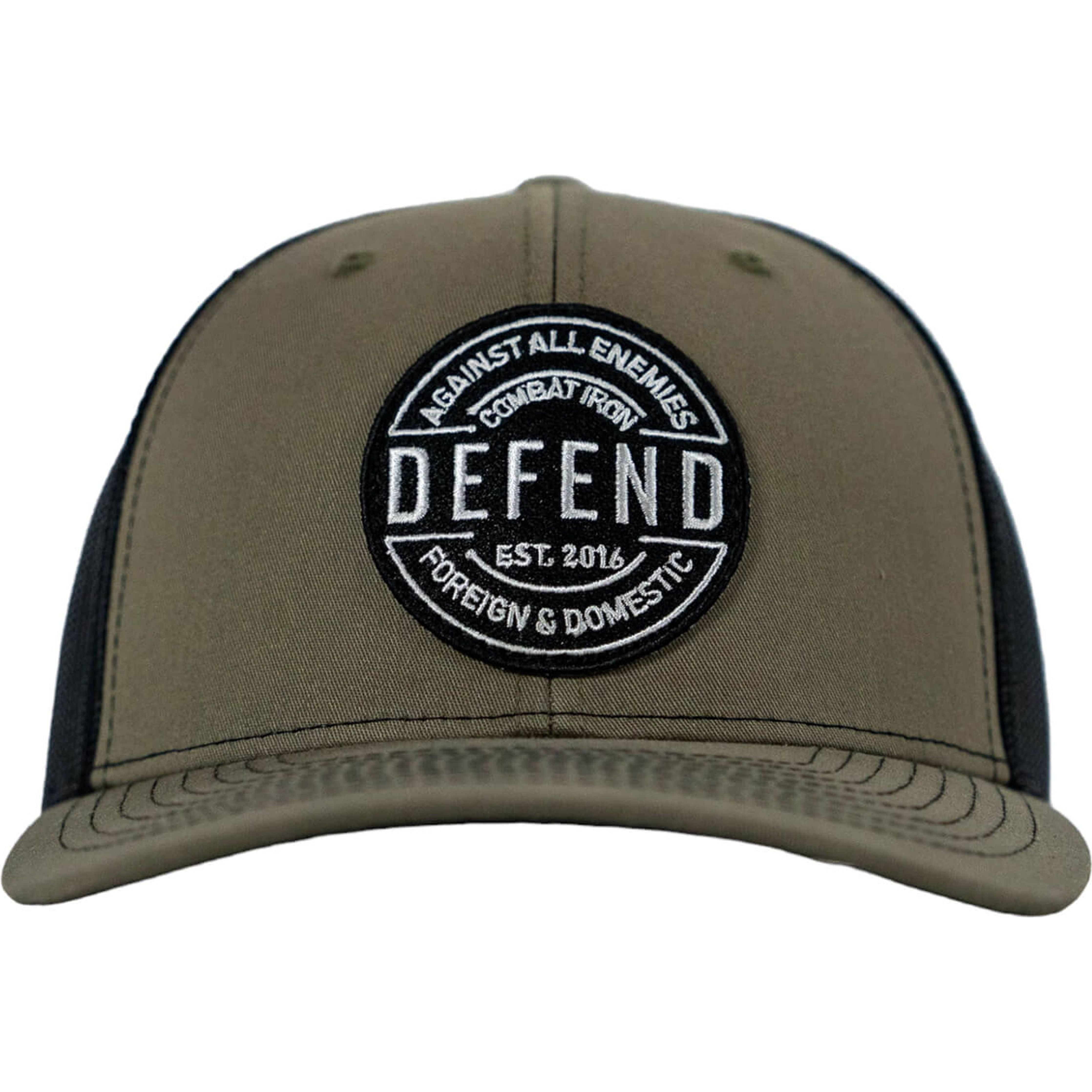 Defend Against All Enemies Foreign and Domestic Mid-Profile Mesh Snapback Hat