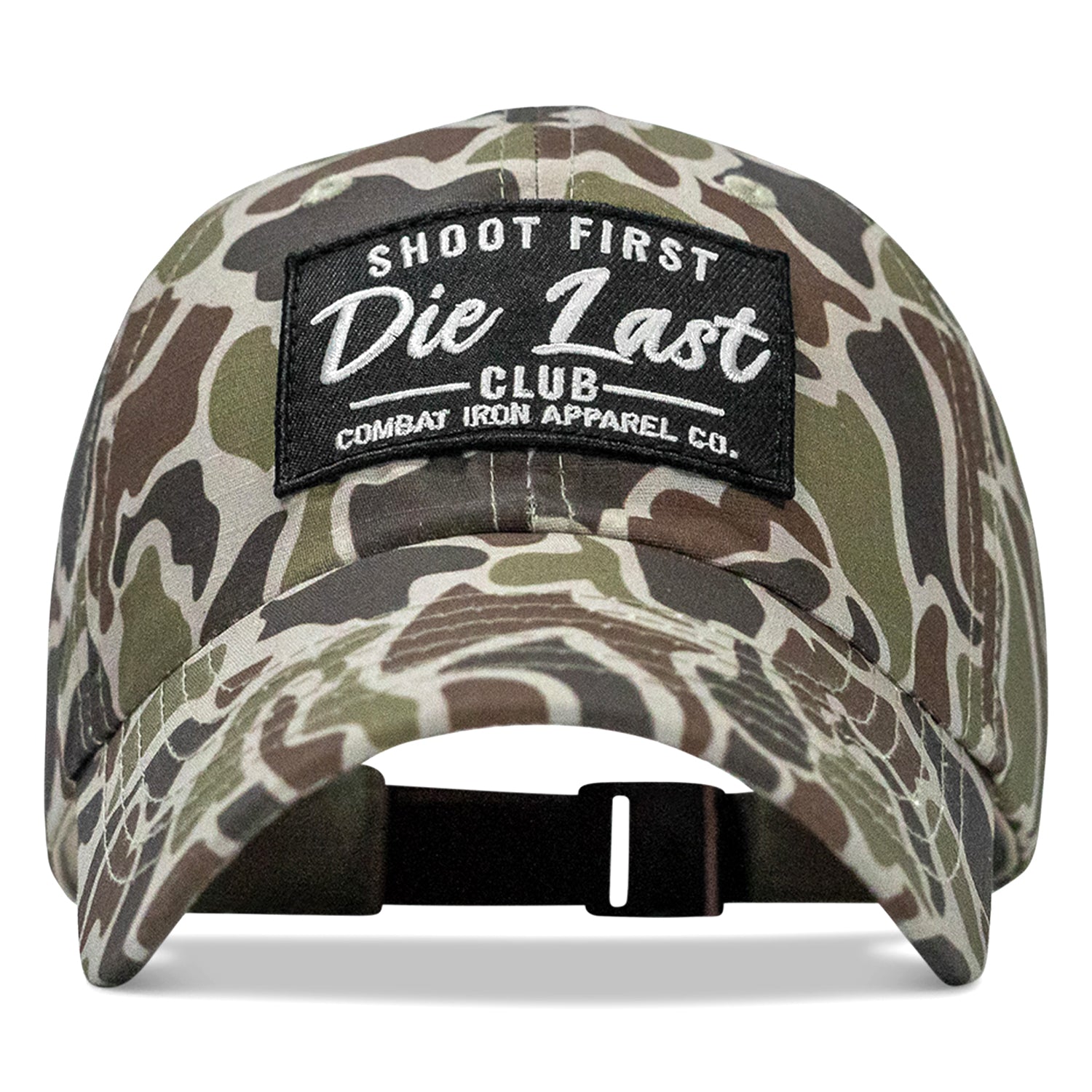 Shoot First. Die Last. Club Patch Low Profile Ripstop Flex Hat