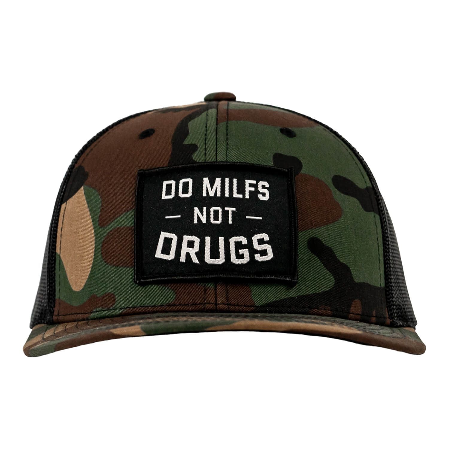 DO MILFS. NOT DRUGS. Patch Snapback HAT