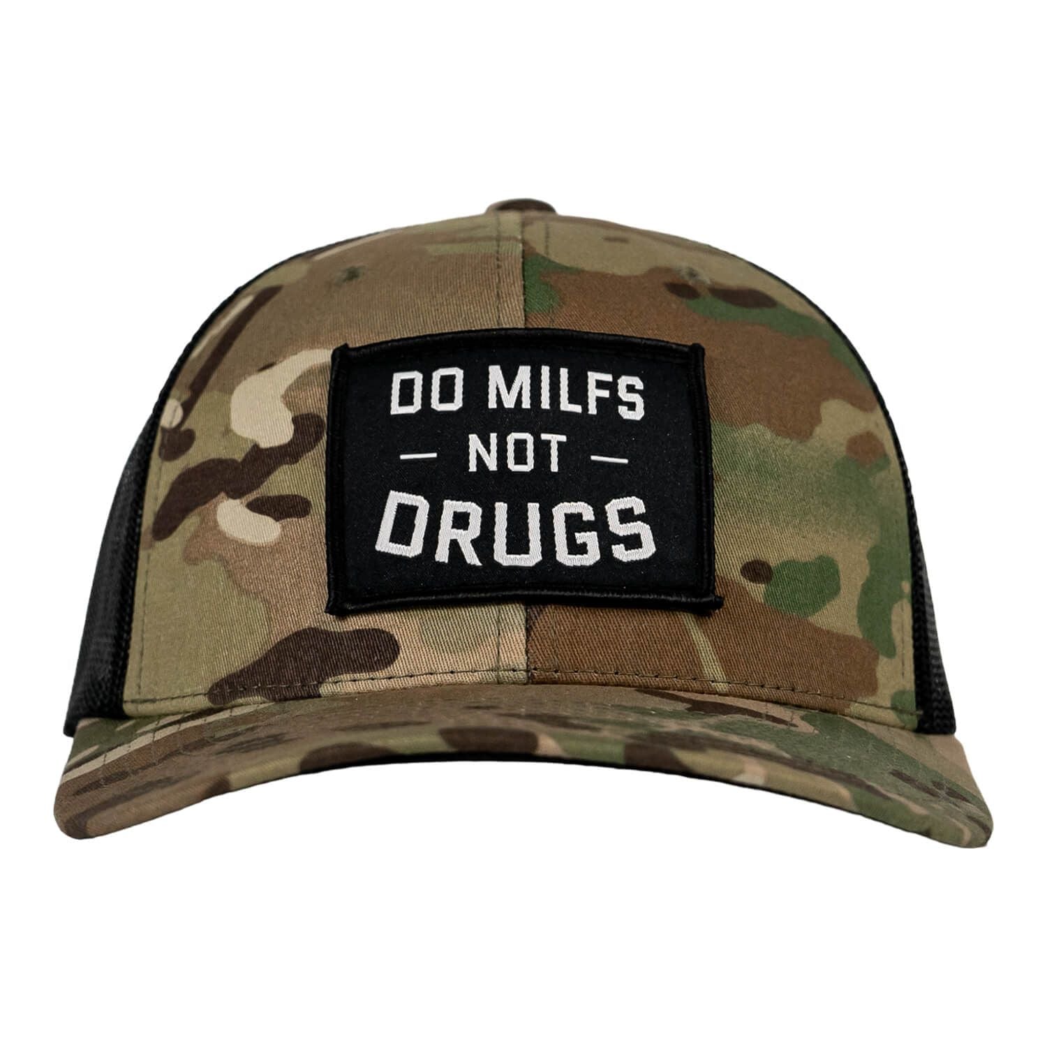 DO MILFS. NOT DRUGS. Patch Snapback HAT