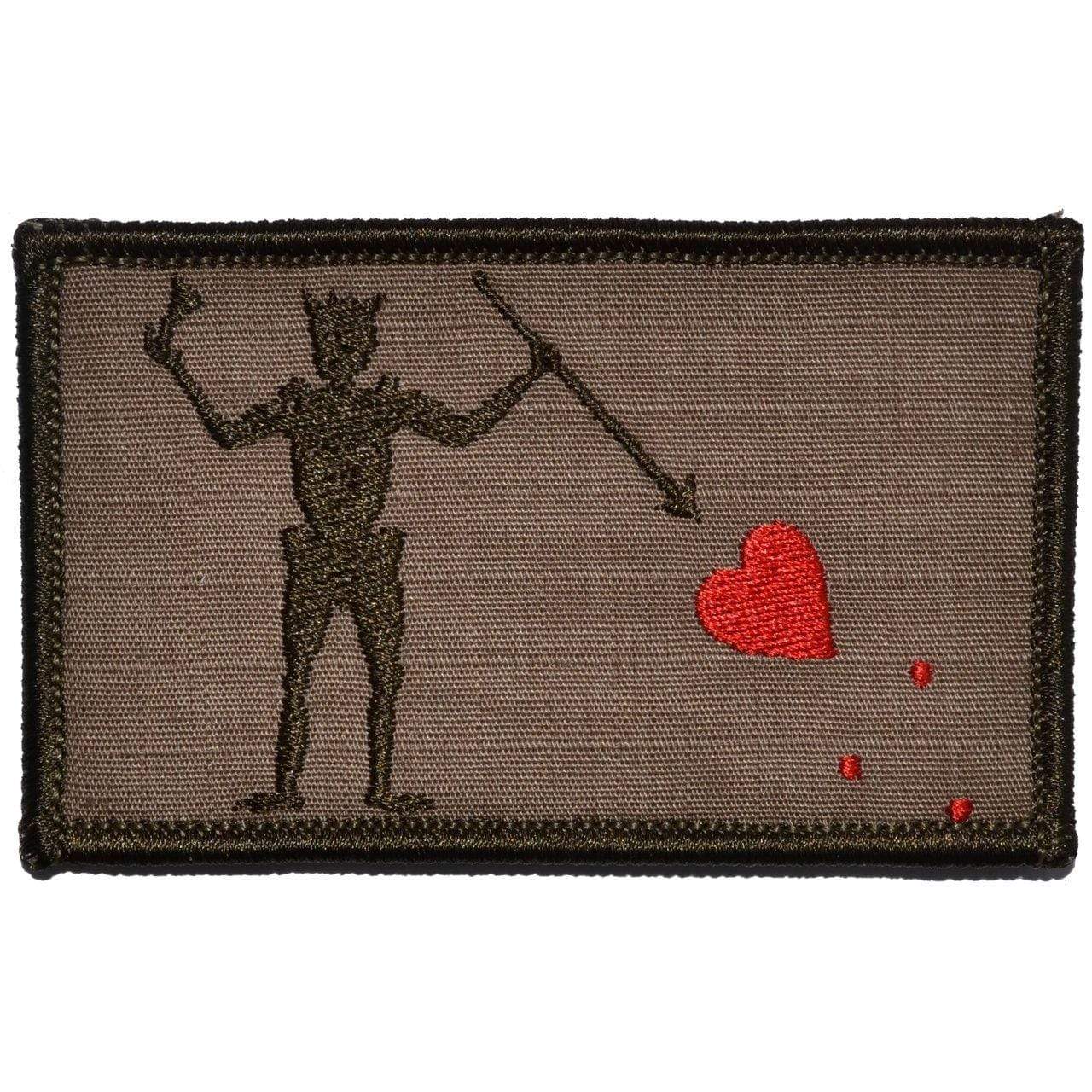 EDWARD TEACH BLACK BEARD PIRATE FLAG TACTICAL MORALE PATCH 3.75 X 2.75