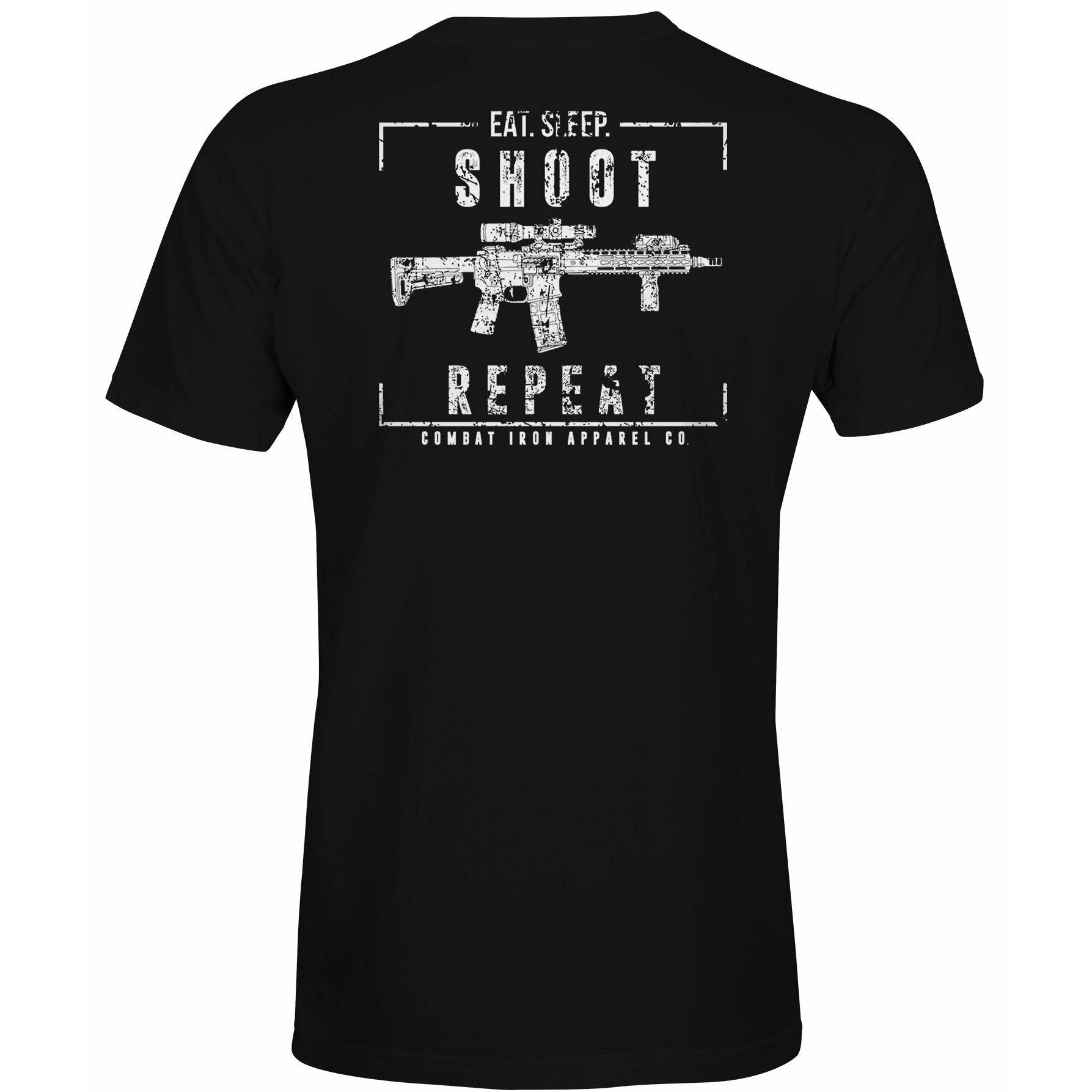 EAT, SLEEP, SHOOT, REPEAT MEN'S T-SHIRT