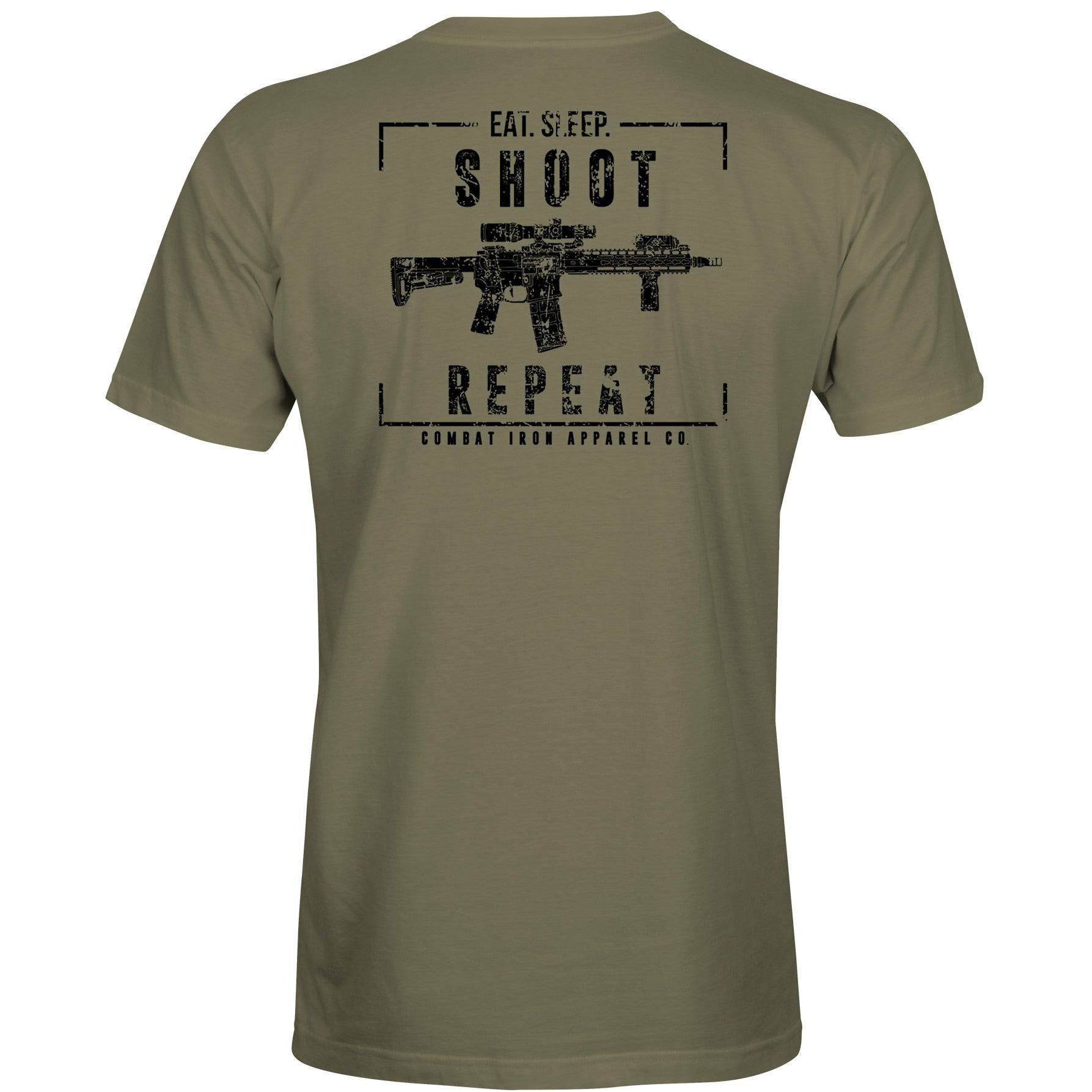 EAT, SLEEP, SHOOT, REPEAT MEN'S T-SHIRT