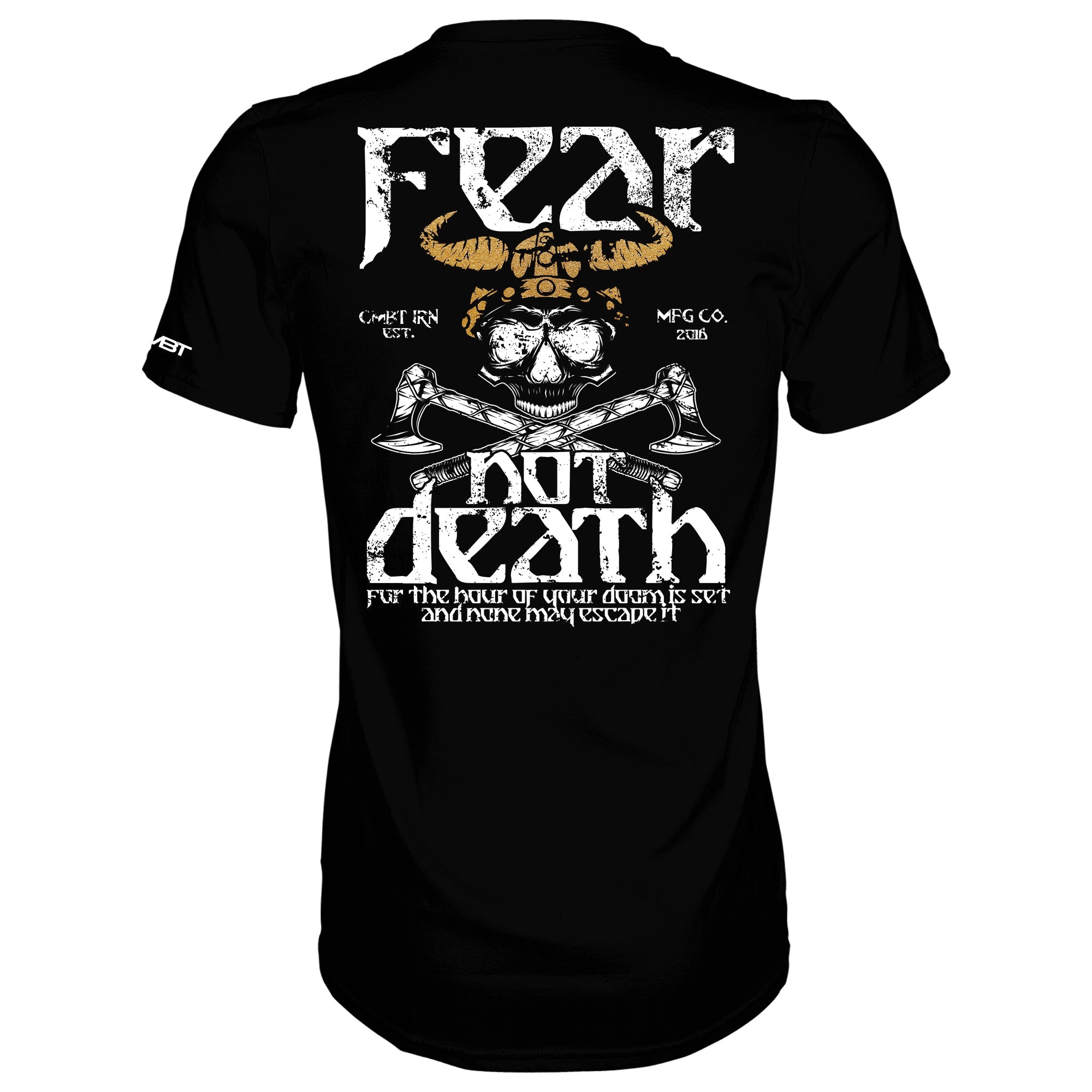 FEAR NOT DEATH, VIKING WARRIOR MEN'S T-SHIRT