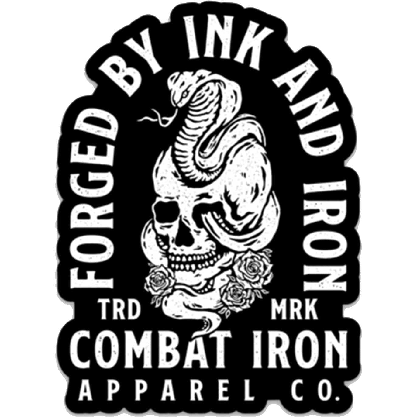 FORGED BY INK AND IRON ALL WEATHER DECAL