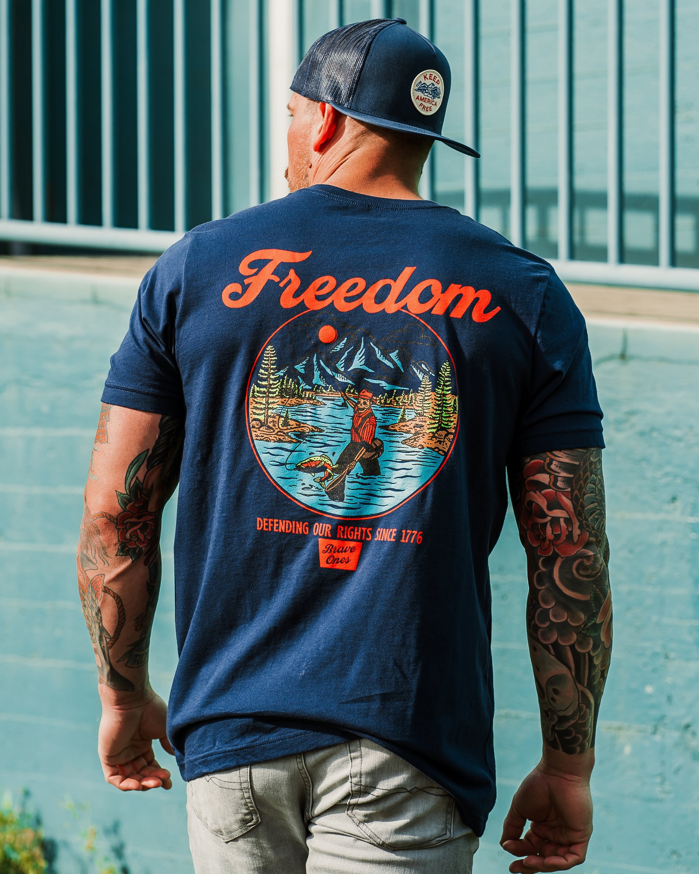 Freedom in the River T-Shirt | The Brave Ones