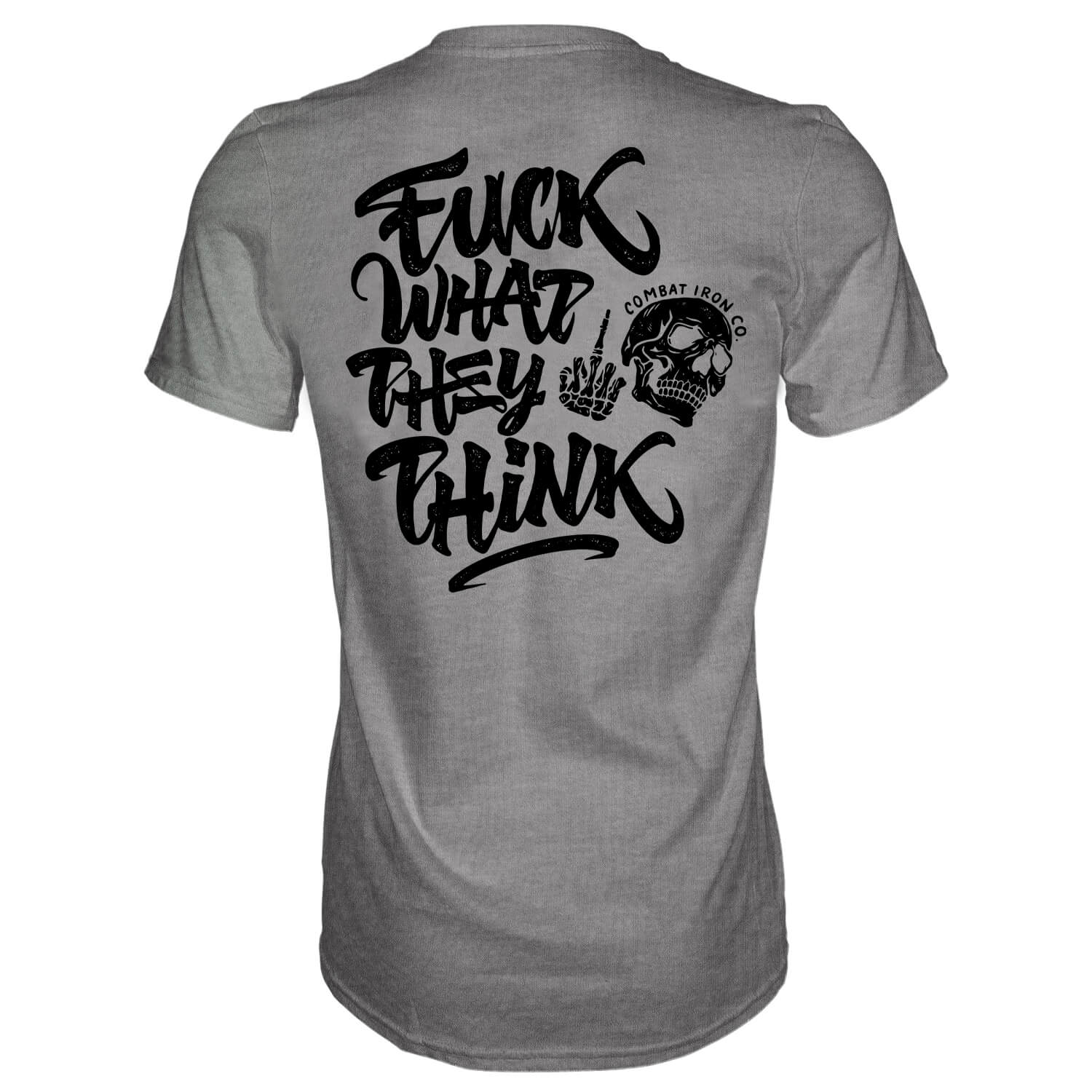 Fuck What They Think Skull Men's T-Shirt