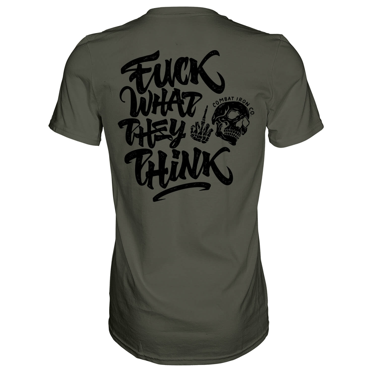 Fuck What They Think Skull Men's T-Shirt