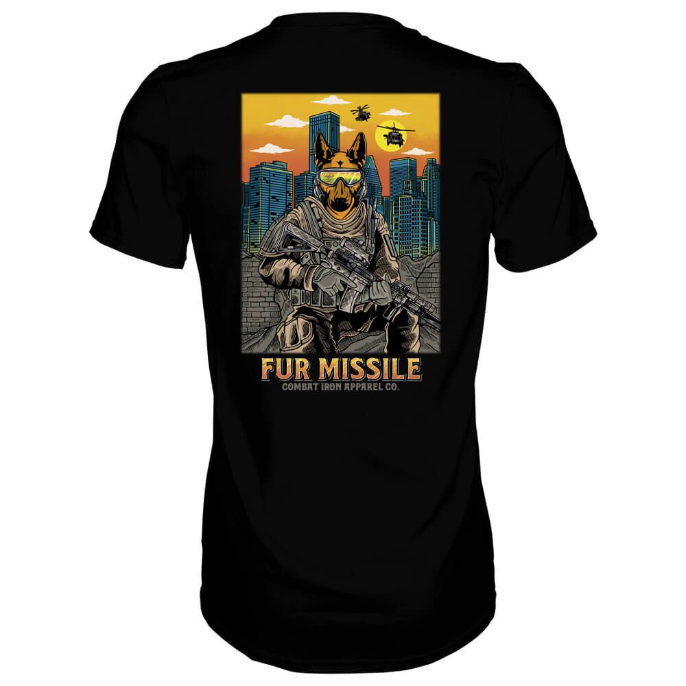 Fur Missile K9 Men's T-Shirt