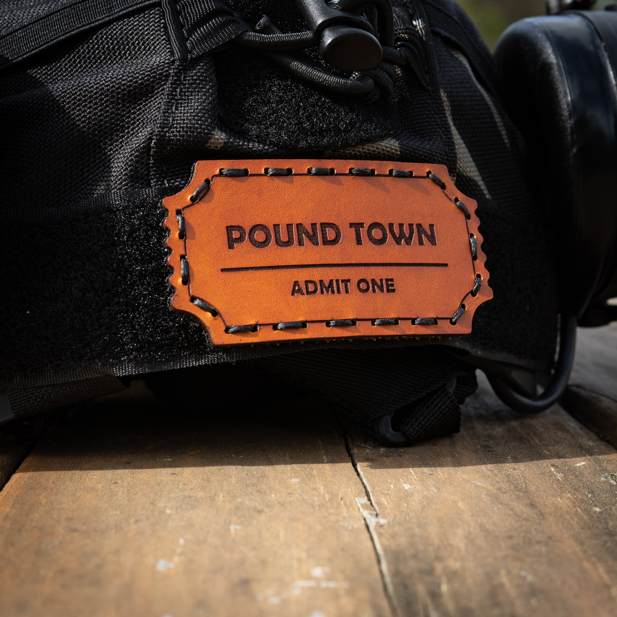 POUND TOWN LEATHER PATCH