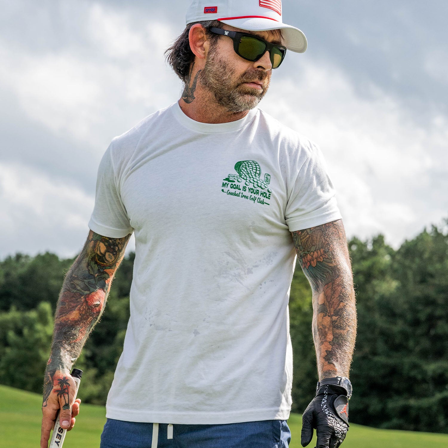 My Goal Is Your Hole Golf Club Herren T-Shirt
