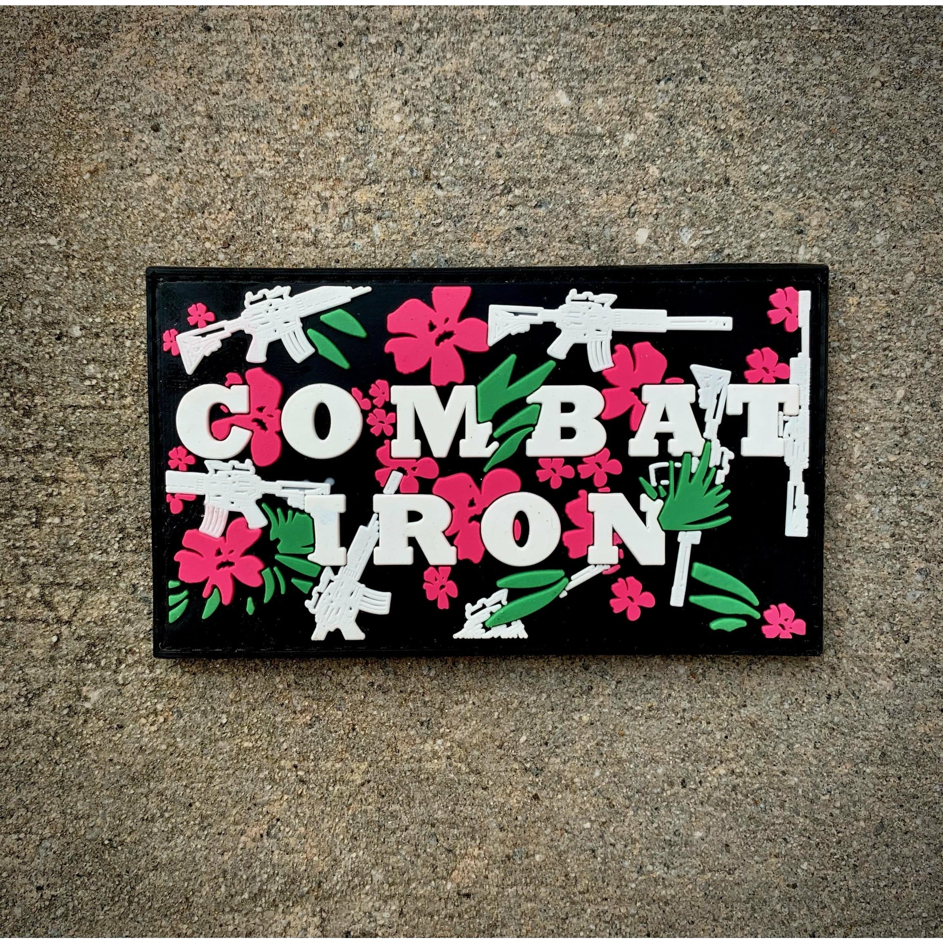 TACTICAL HAWAIIAN COMBAT IRON PVC PATCH