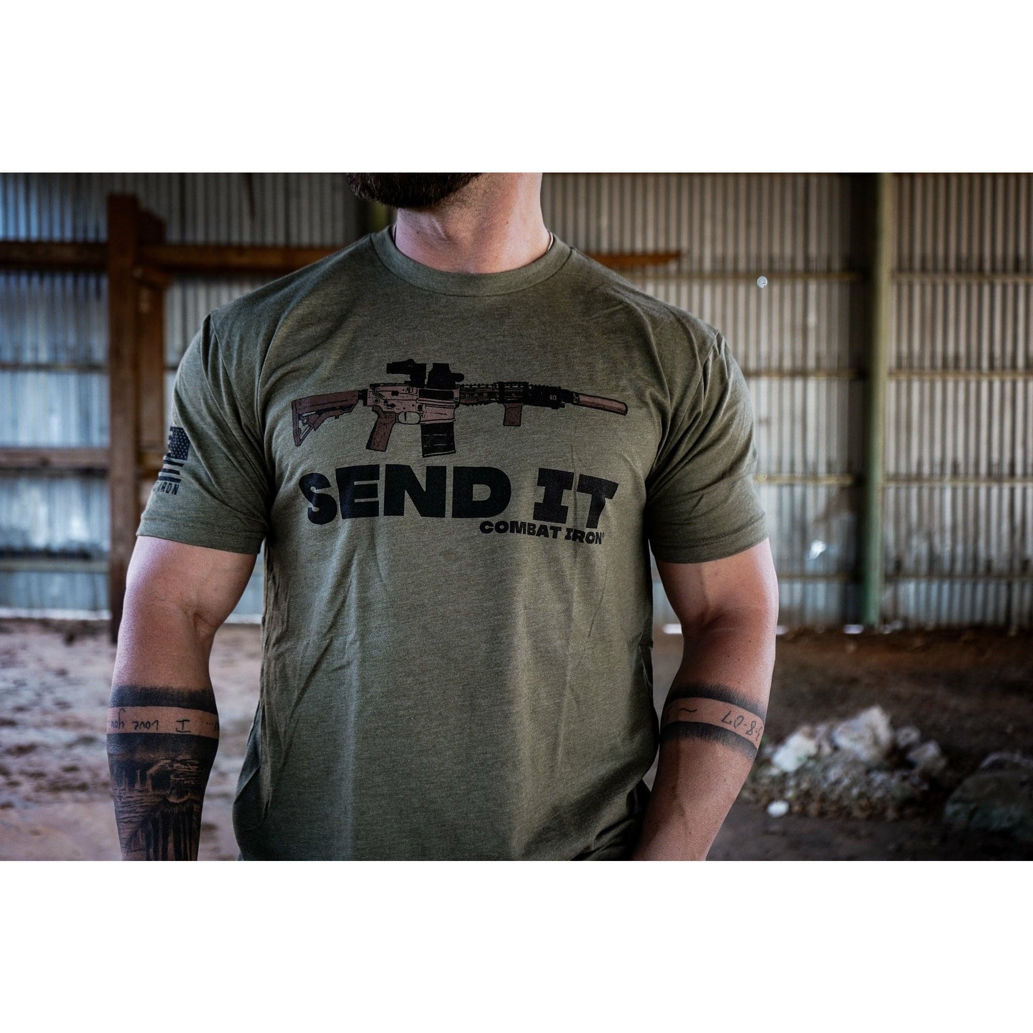 Send It Long Gun Men's T-Shirt