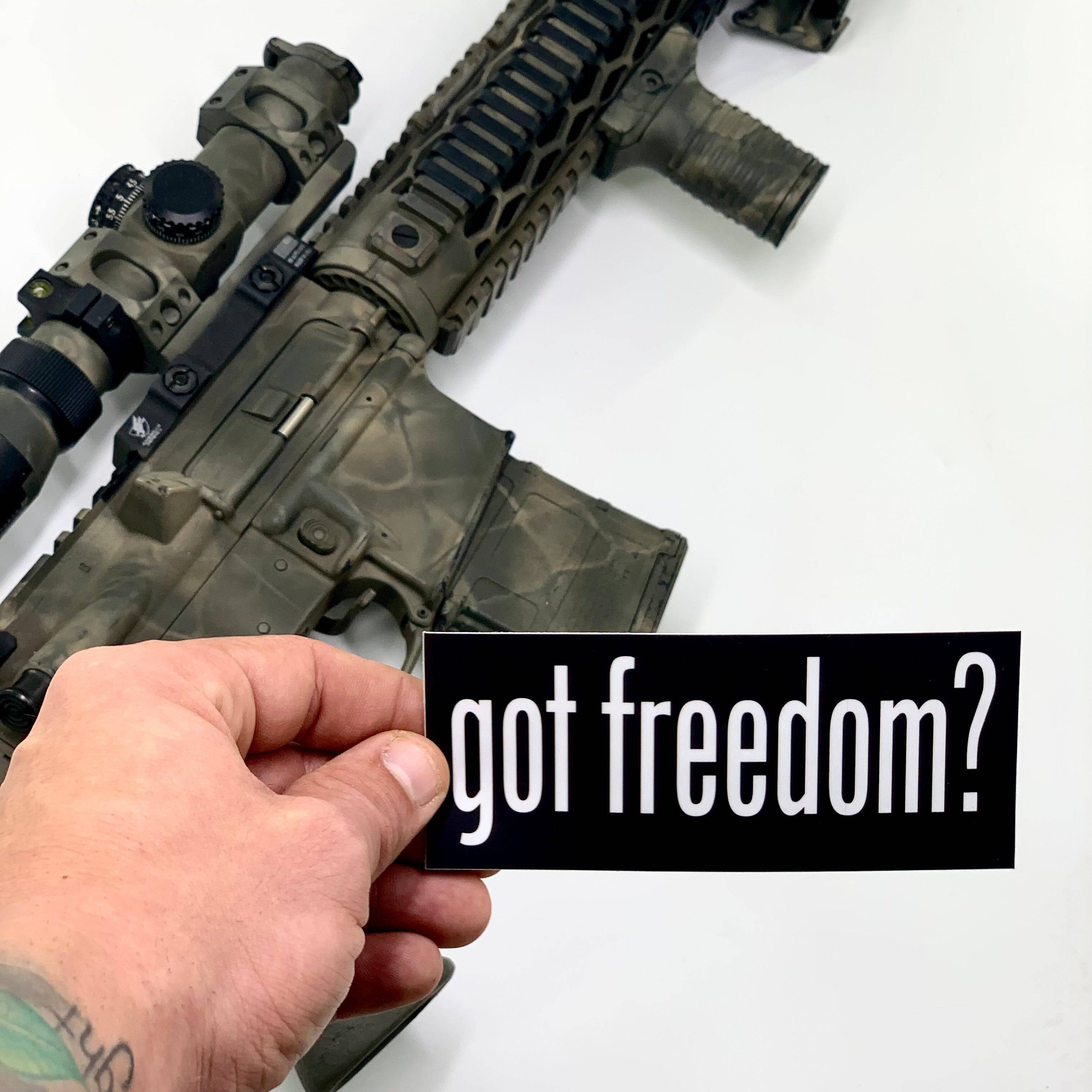 GOT FREEDOM? ALL WEATHER DECAL