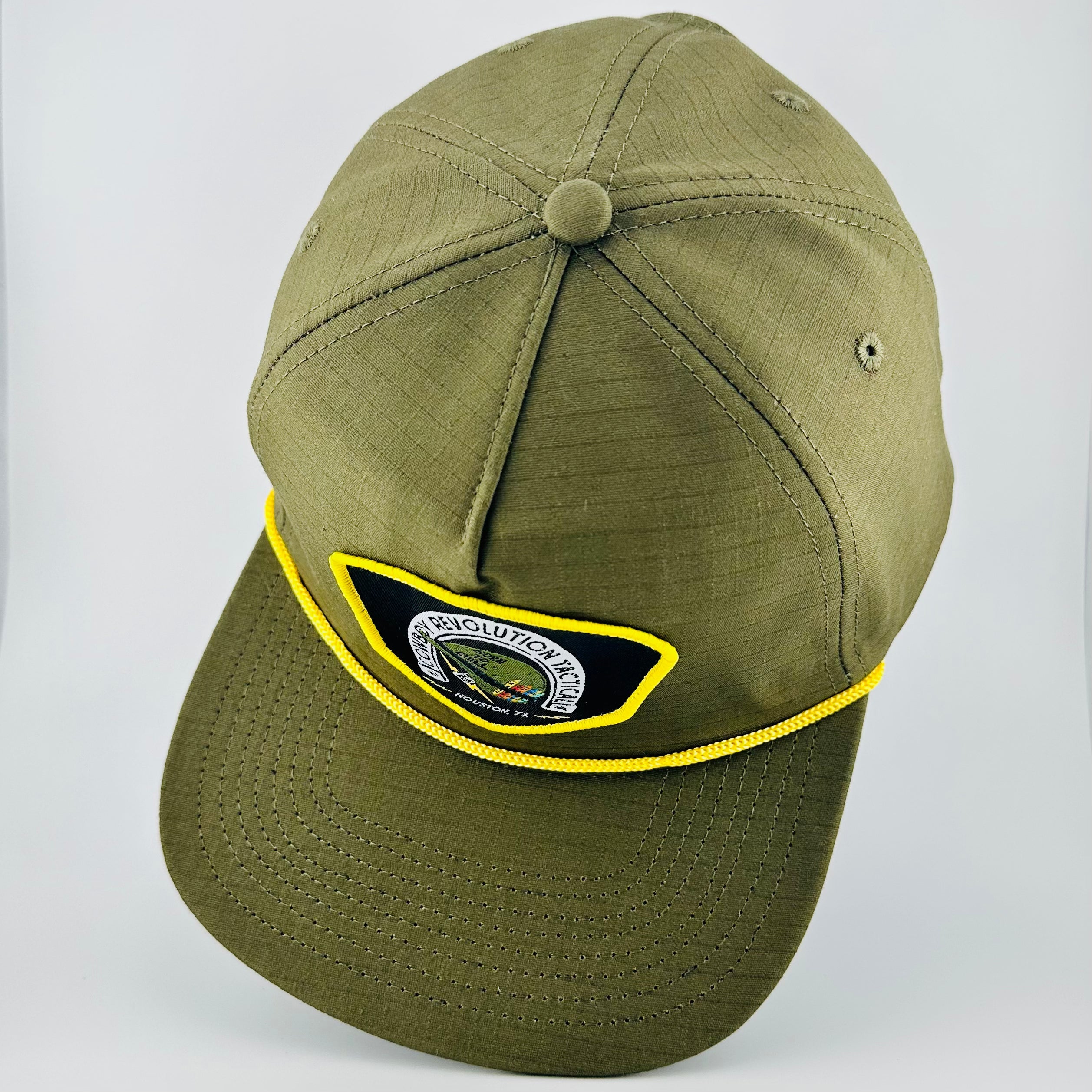 "BORN TO CHILL" TACTICAL GREEN RIPSTOP HAT