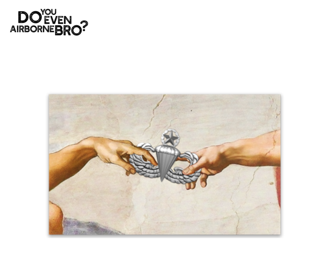 Creation Of A Jump God Sticker