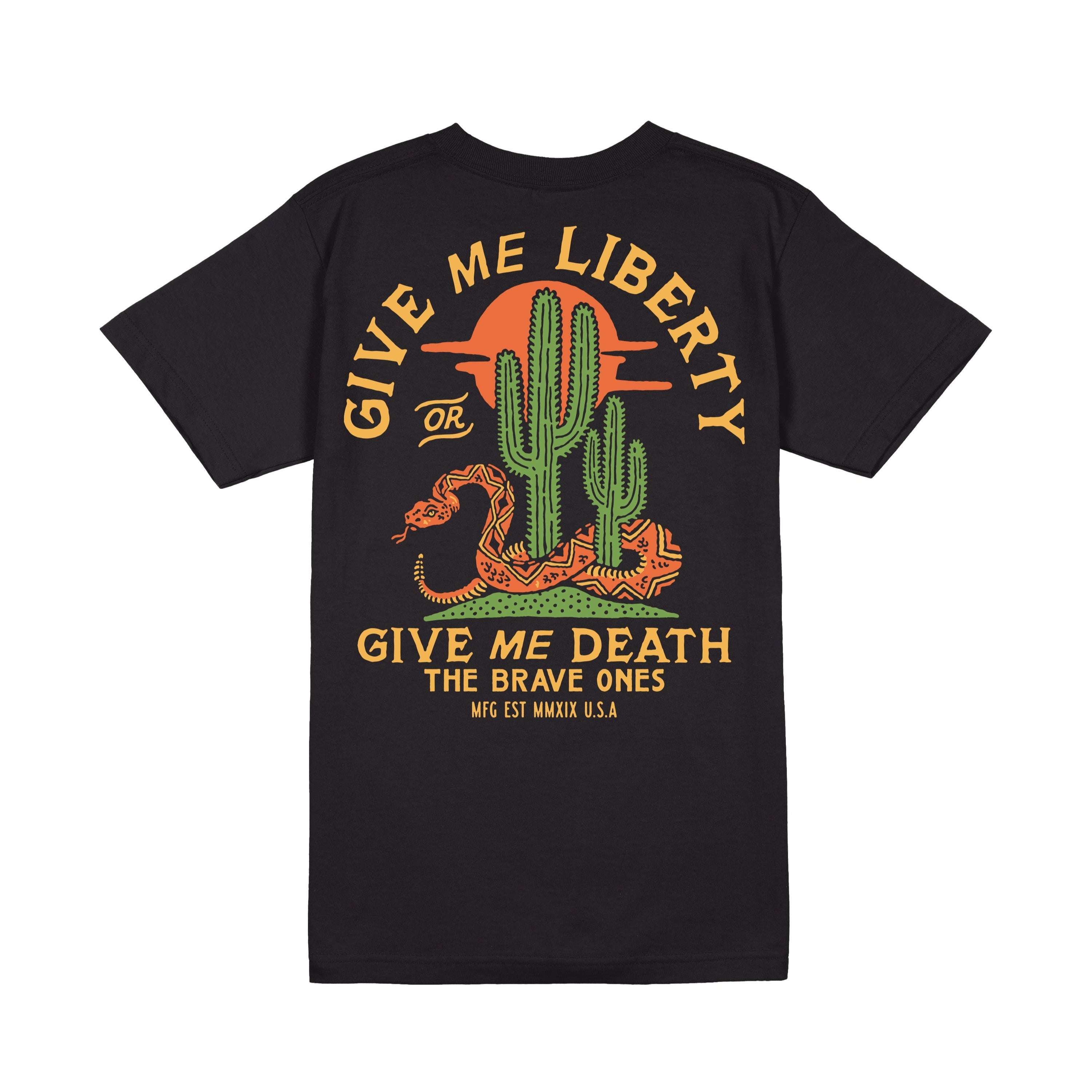 Liberty T-Shirt - Black | The Brave Ones