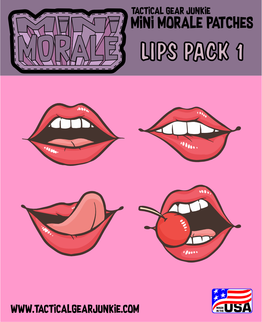 Mini Morale - Lips Patch Pack 1