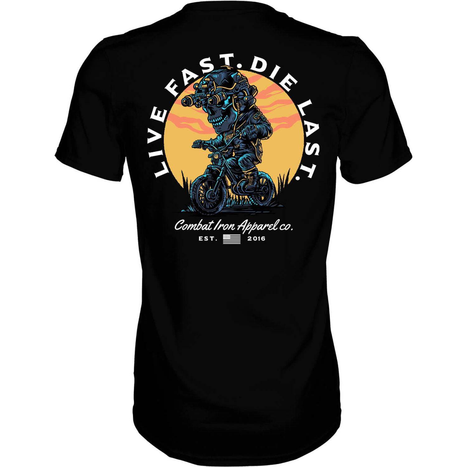 Live Fast. Die Last. Men's T-Shirt