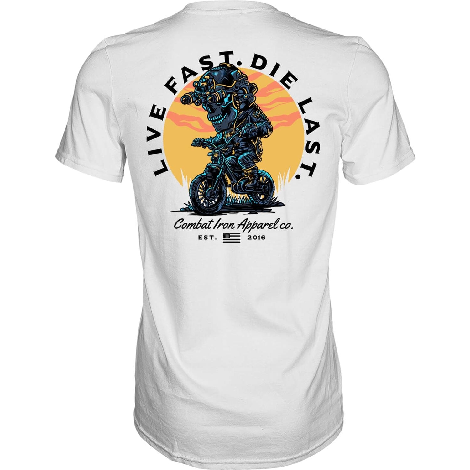 LIVE FAST. DIE LAST. MEN'S T-SHIRT