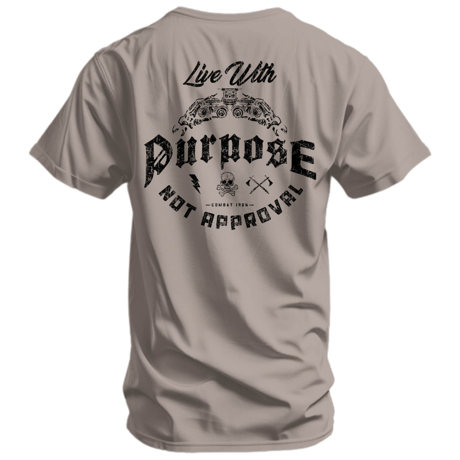 Live With Purpose. Not Approval Men's T-Shirt