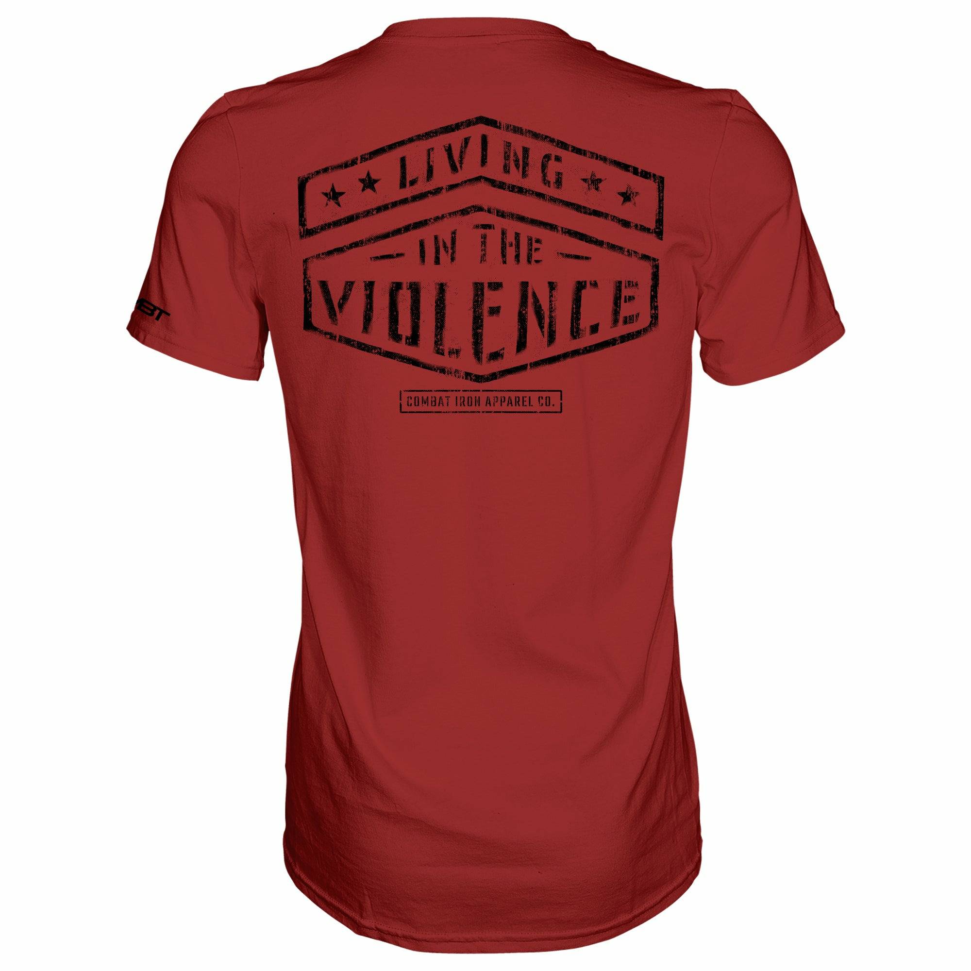 LIVING IN THE VIOLENCE MEN’S T-SHIRT