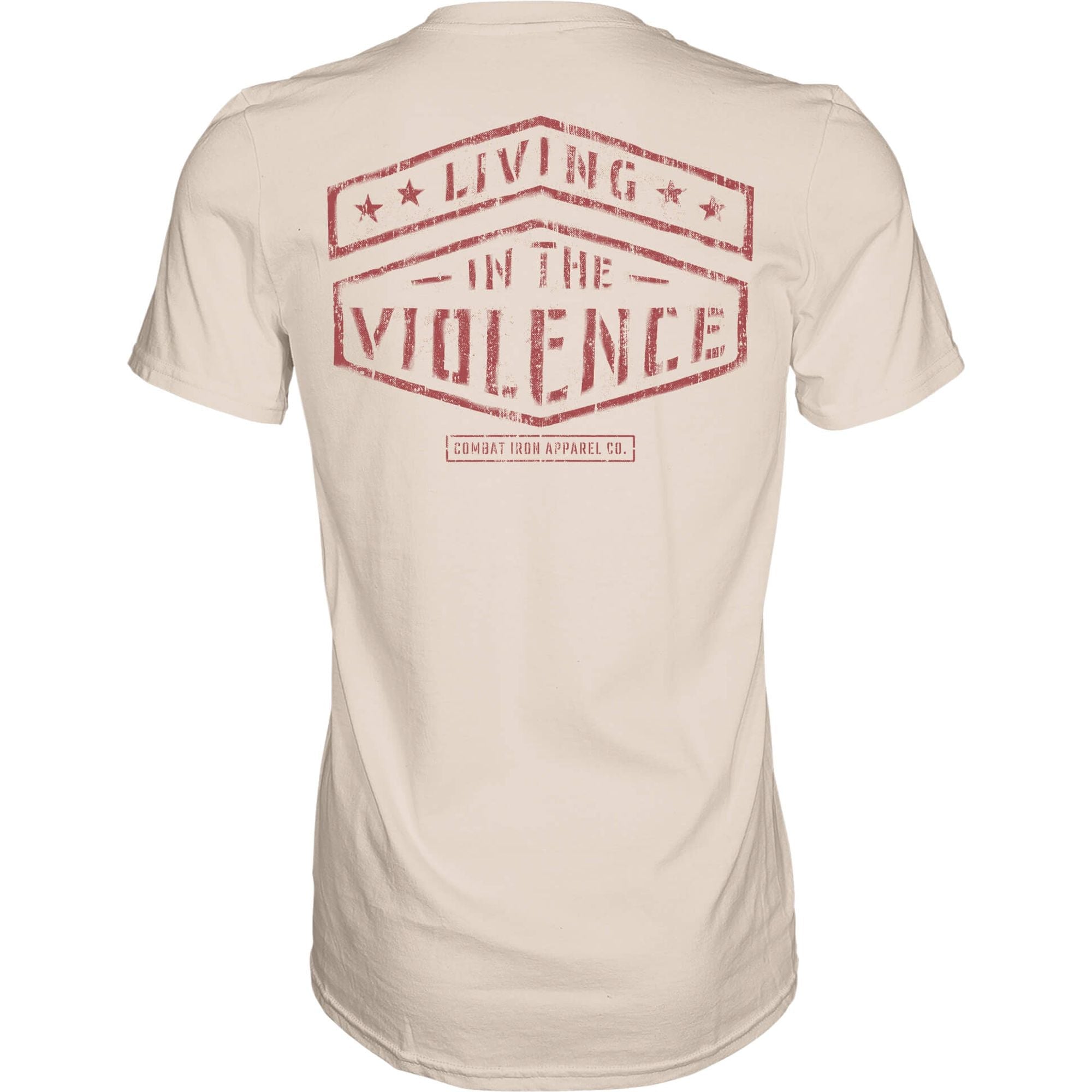 LIVING IN THE VIOLENCE MEN’S T-SHIRT