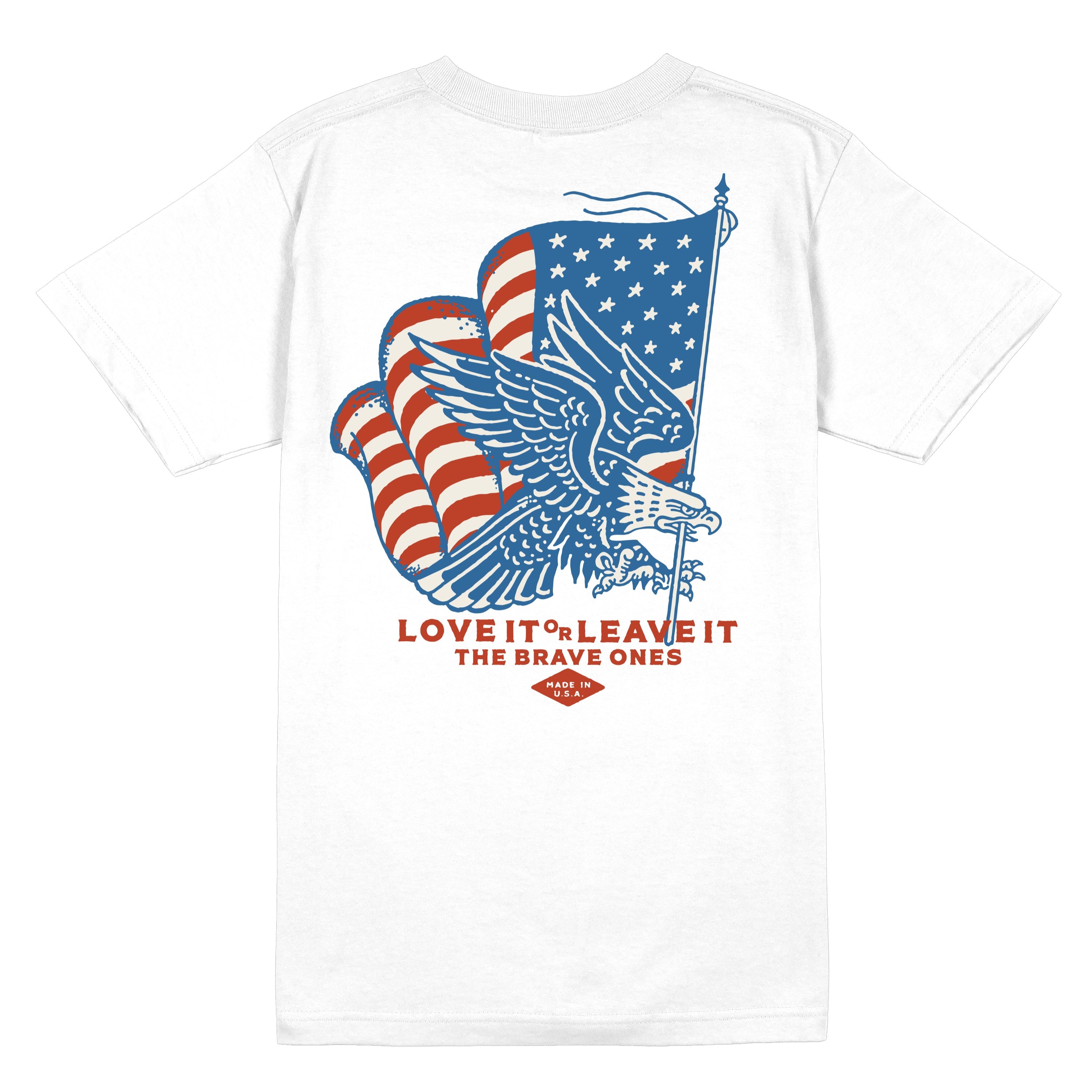 Love It or Leave It T-Shirt II - White | The Brave Ones