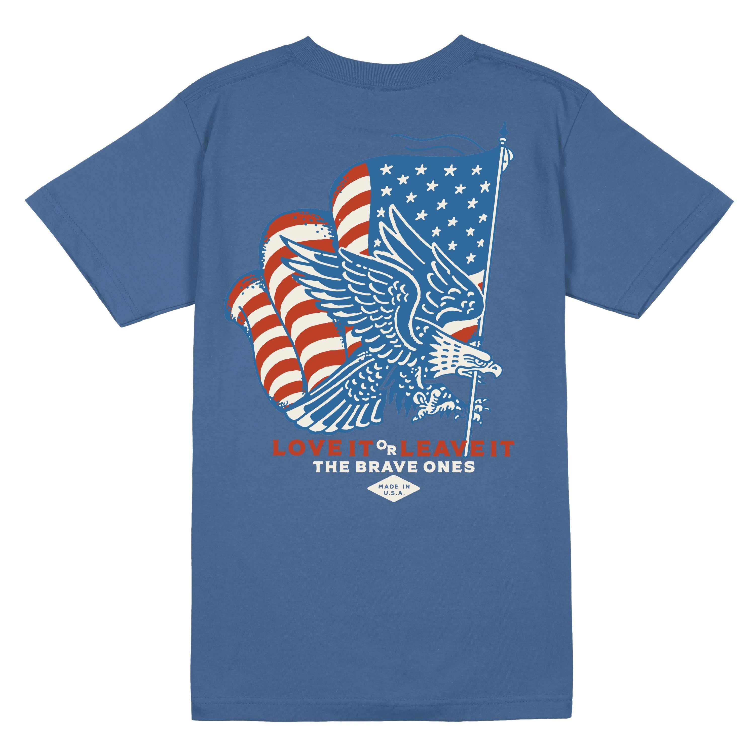 Love It or Leave It T-Shirt II - Blue | The Brave Ones