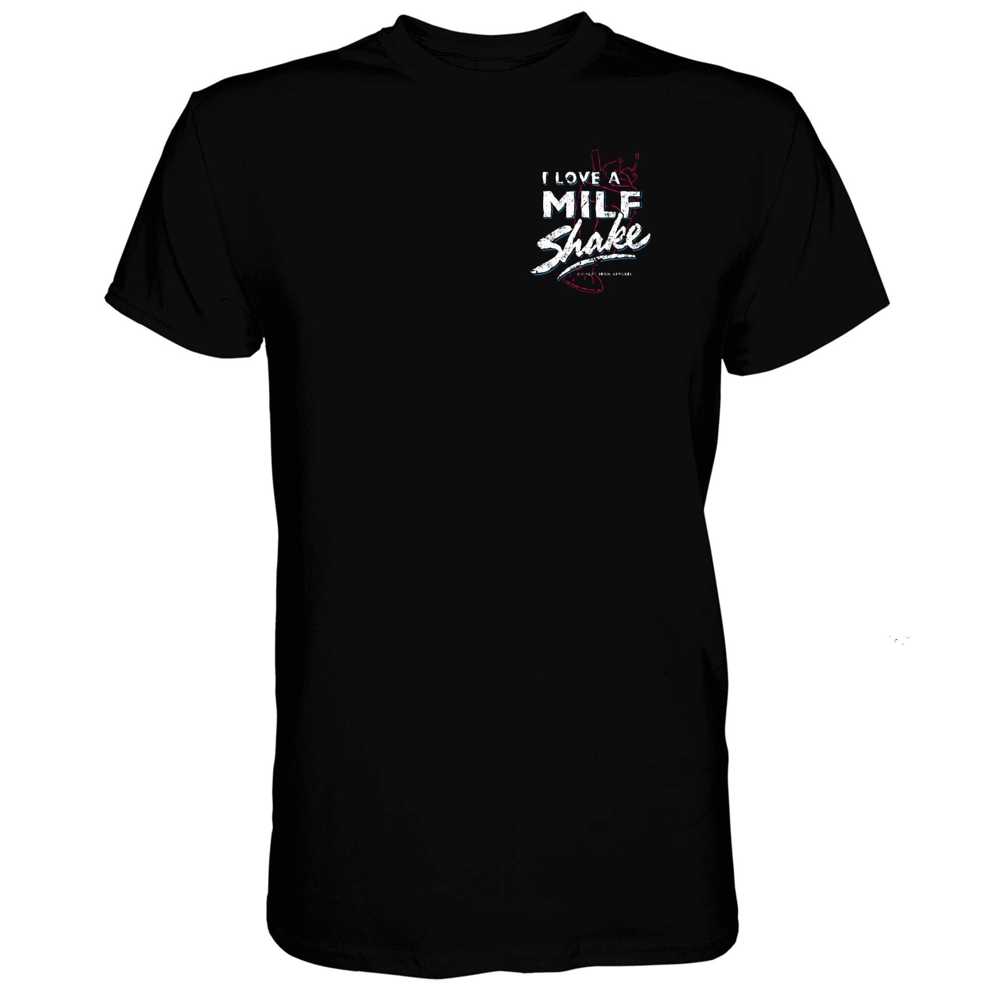 I LOVE MILF SHAKES RETRO MEN'S T-SHIRT