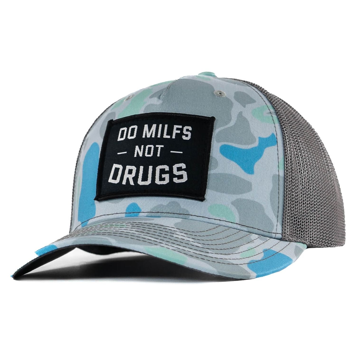 DO MILFS. NOT DRUGS. Patch Snapback HAT