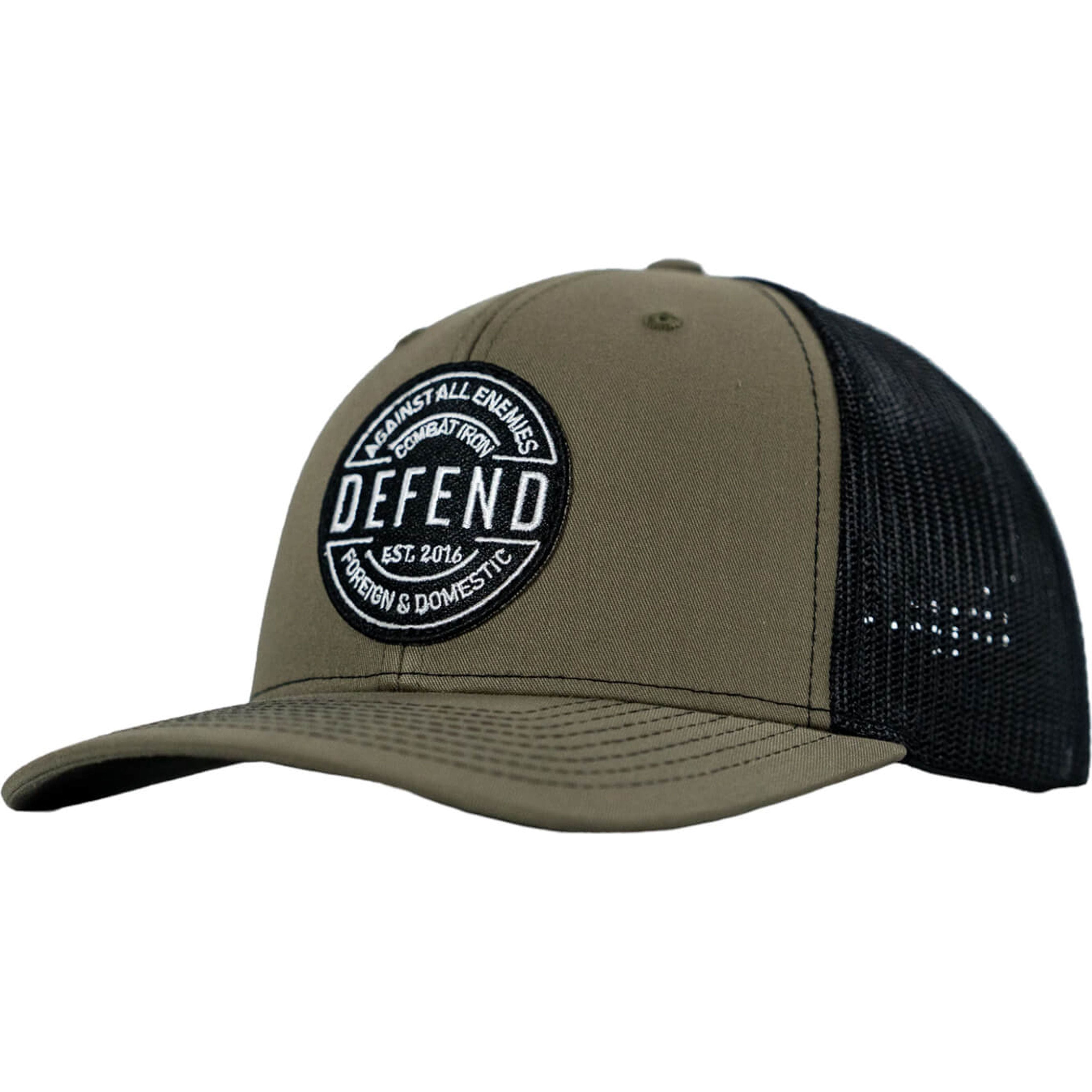 Defend Against All Enemies Foreign and Domestic Mid-Profile Mesh Snapback Hat