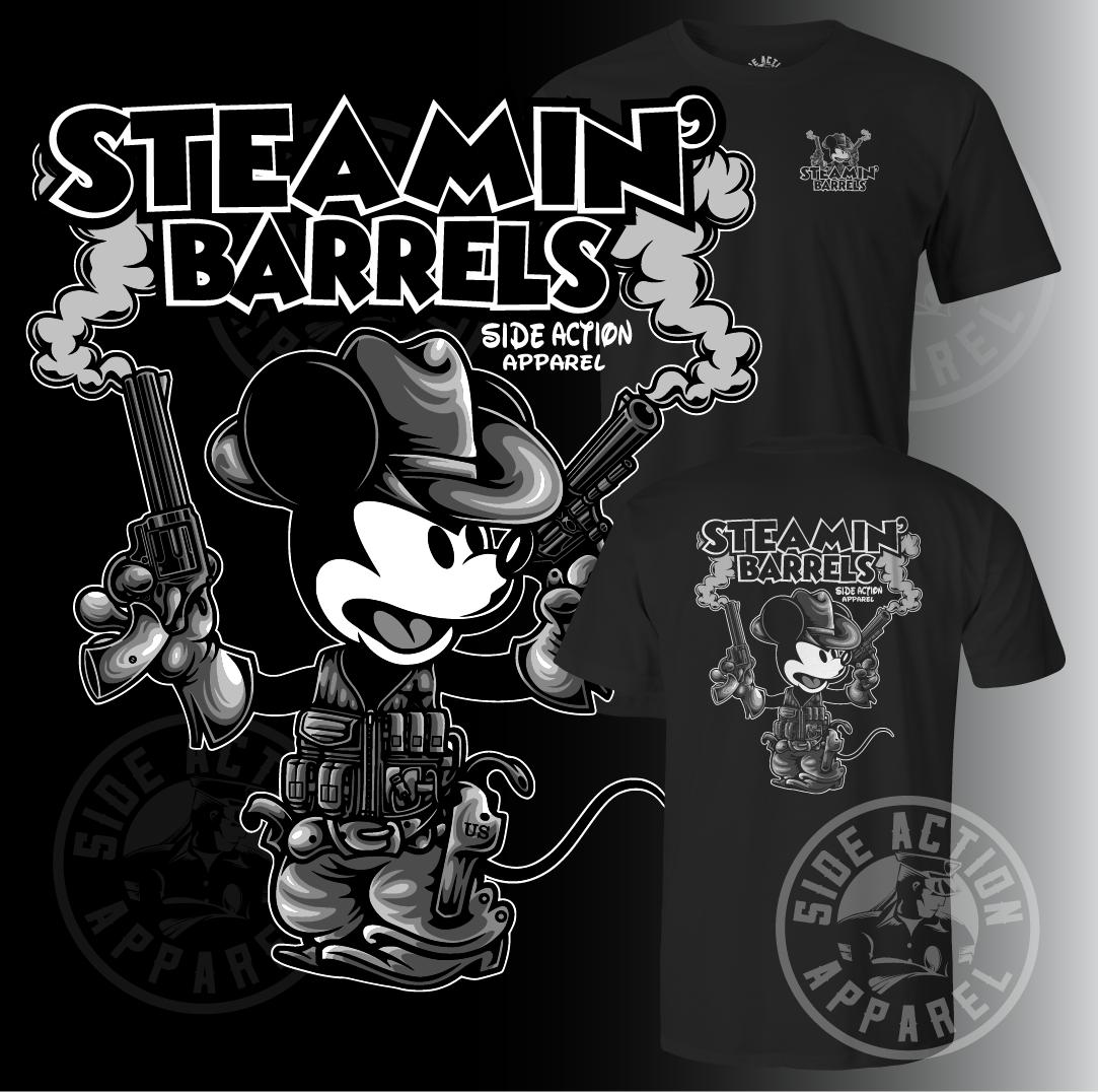 Steamin' Barrels Tee