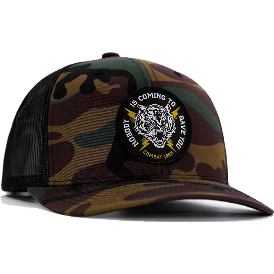 Nobody Is Coming To Save You Patch Snapback Hat