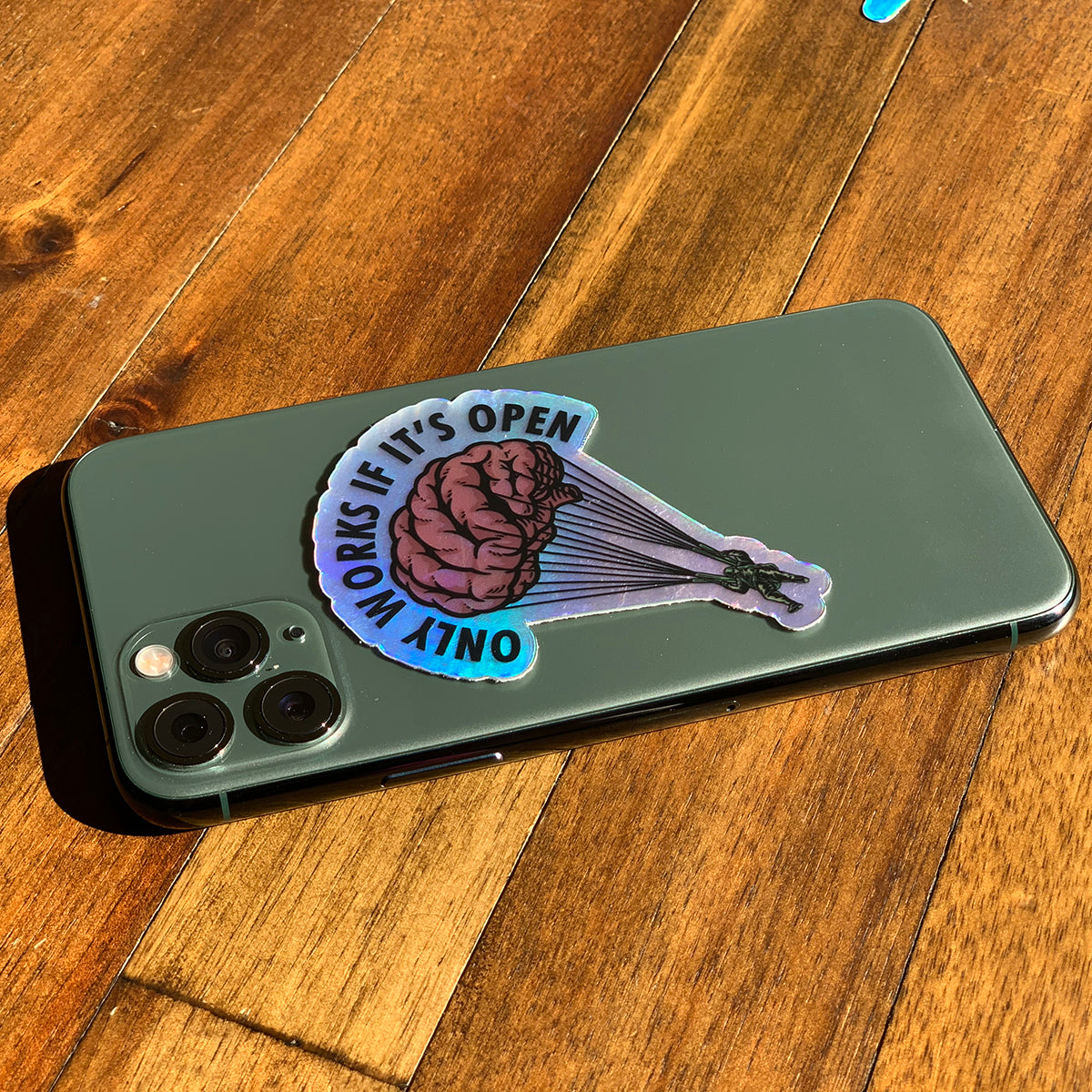 Open Minds Holographic Mini Sticker