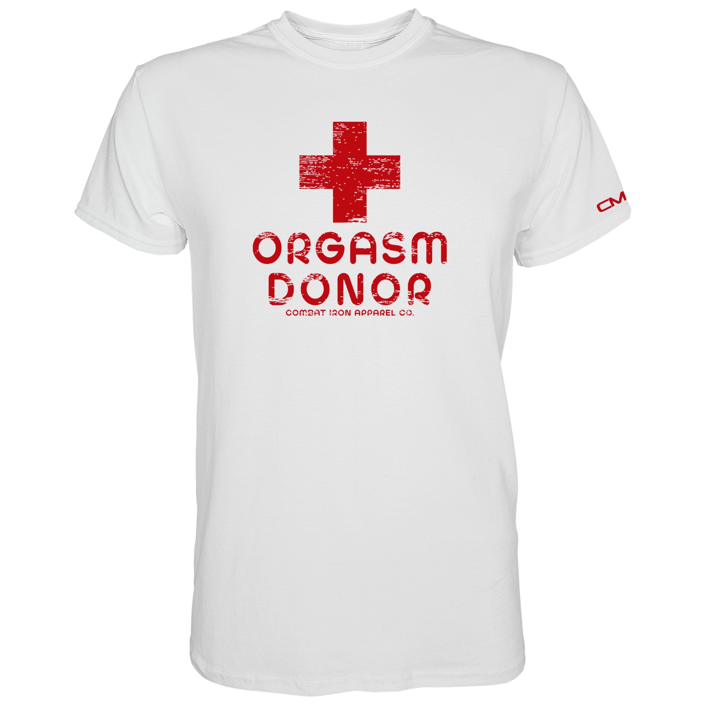 Orgasm Donor Red Cross Men's T-Shirt