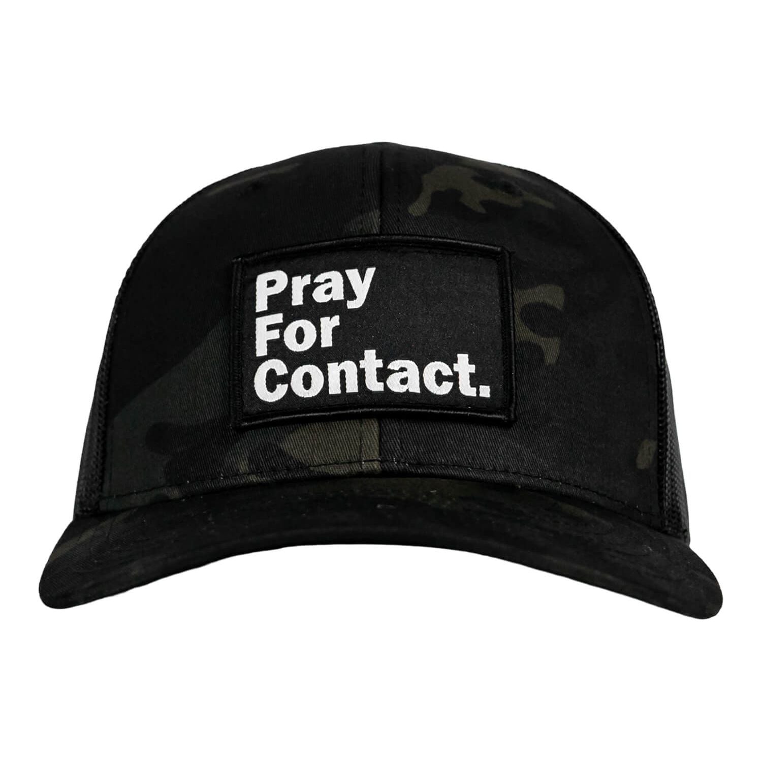 PRAY FOR CONTACT Aufnäher Snapback CAP