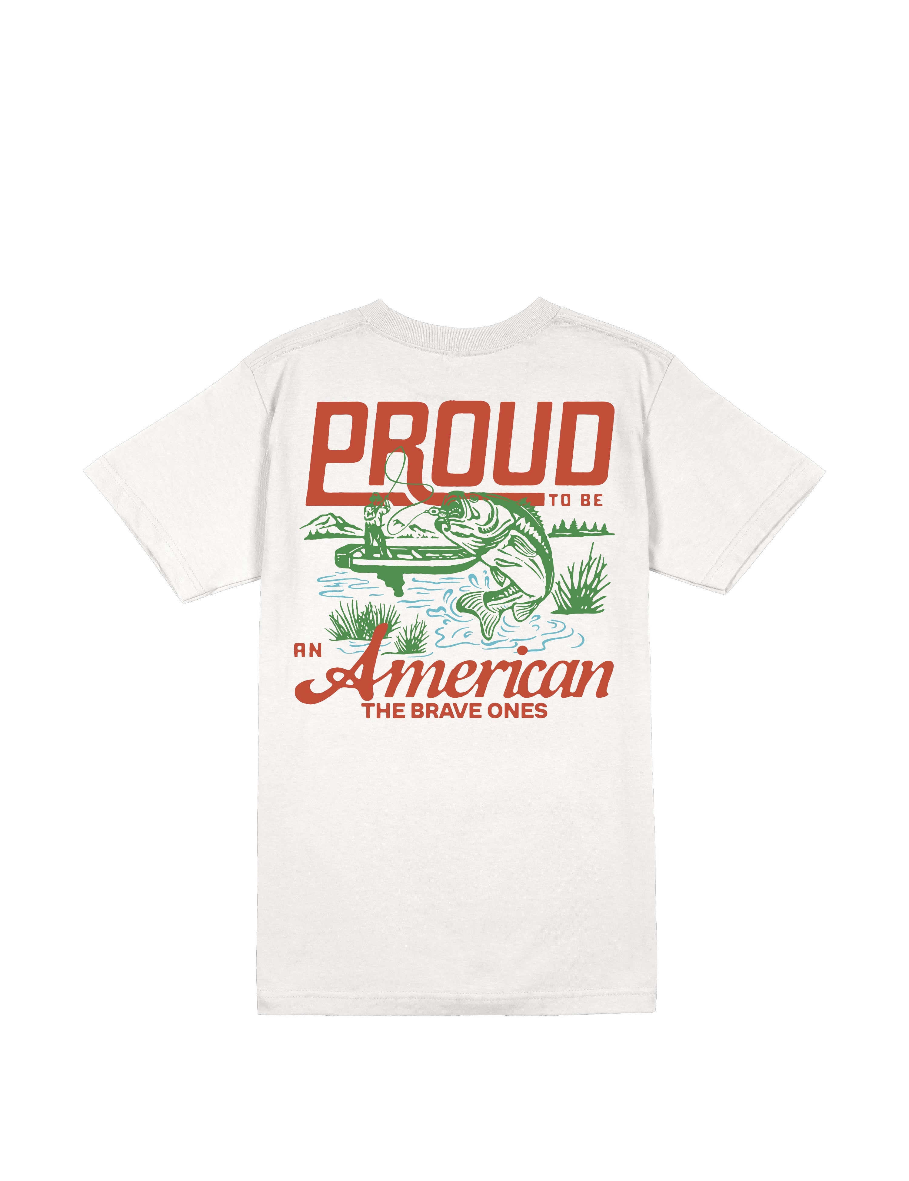 Proud American Fisherman T-Shirt | The Brave Ones