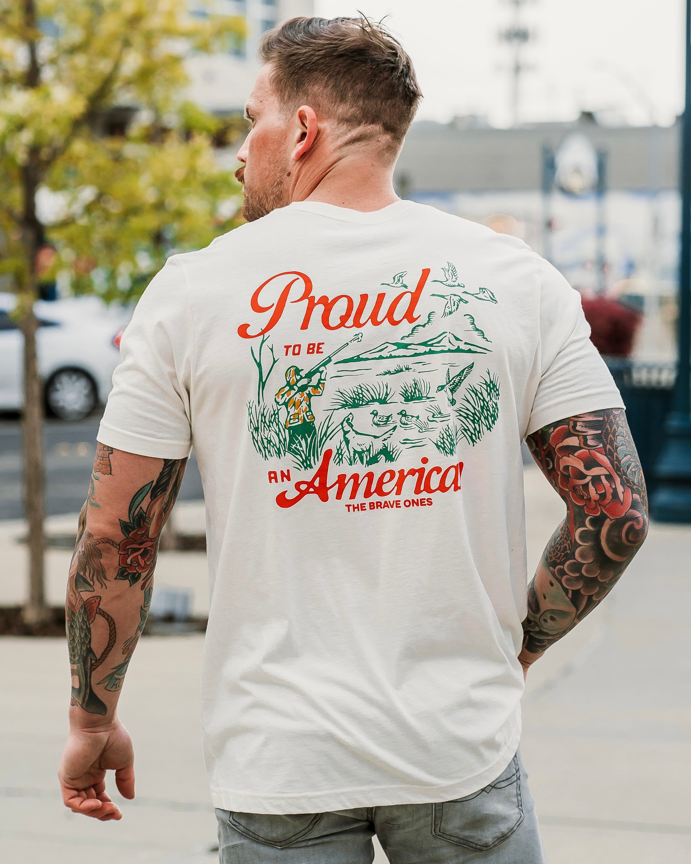 Proud to Be an American Hunter T-Shirt | The Brave Ones